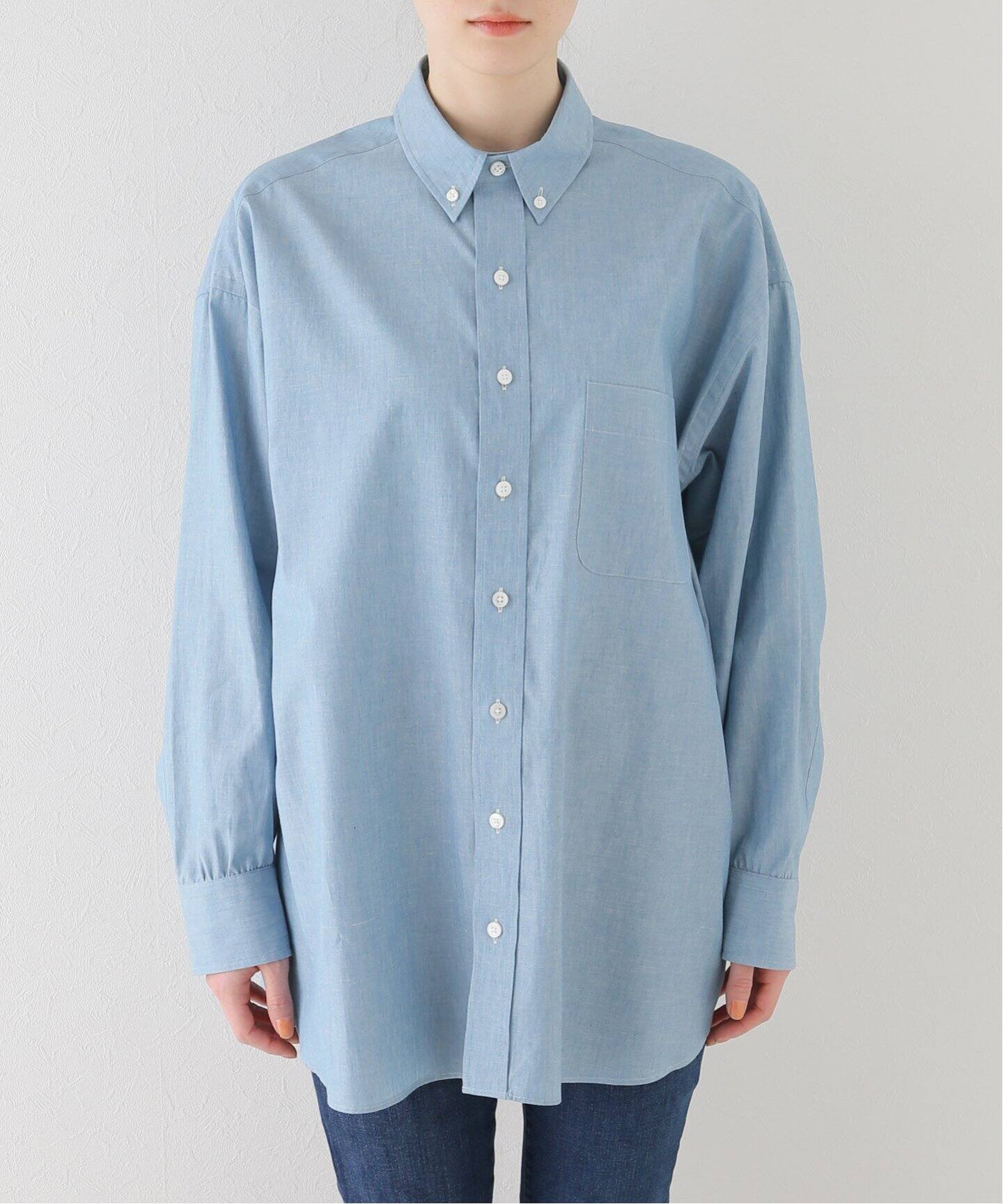 COUTURE D`ADAM/クチュールドアダム】Oversized Chambray Button down 