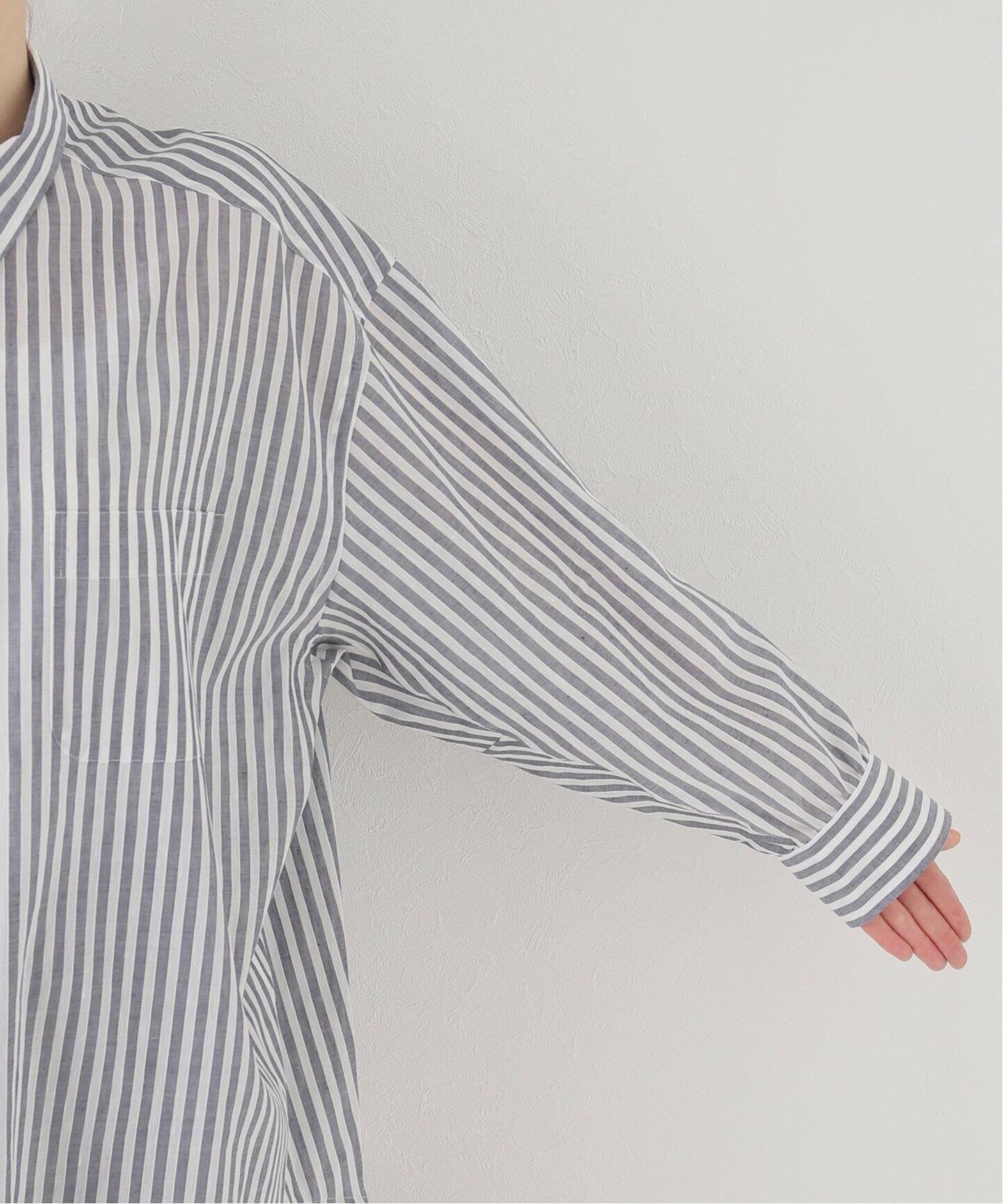COUTURE D`ADAM/クチュールドアダム】Oversized Stripe Button down 