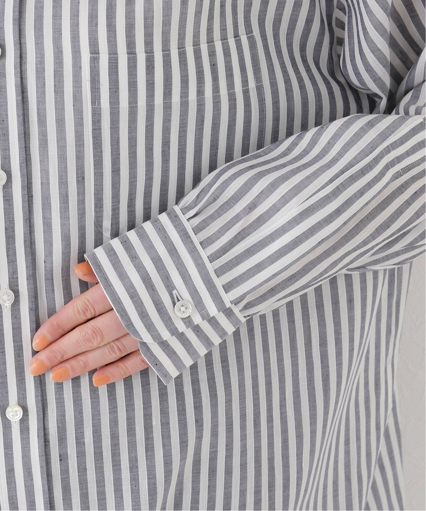 COUTURE D`ADAM/クチュールドアダム】Oversized Stripe Button down 