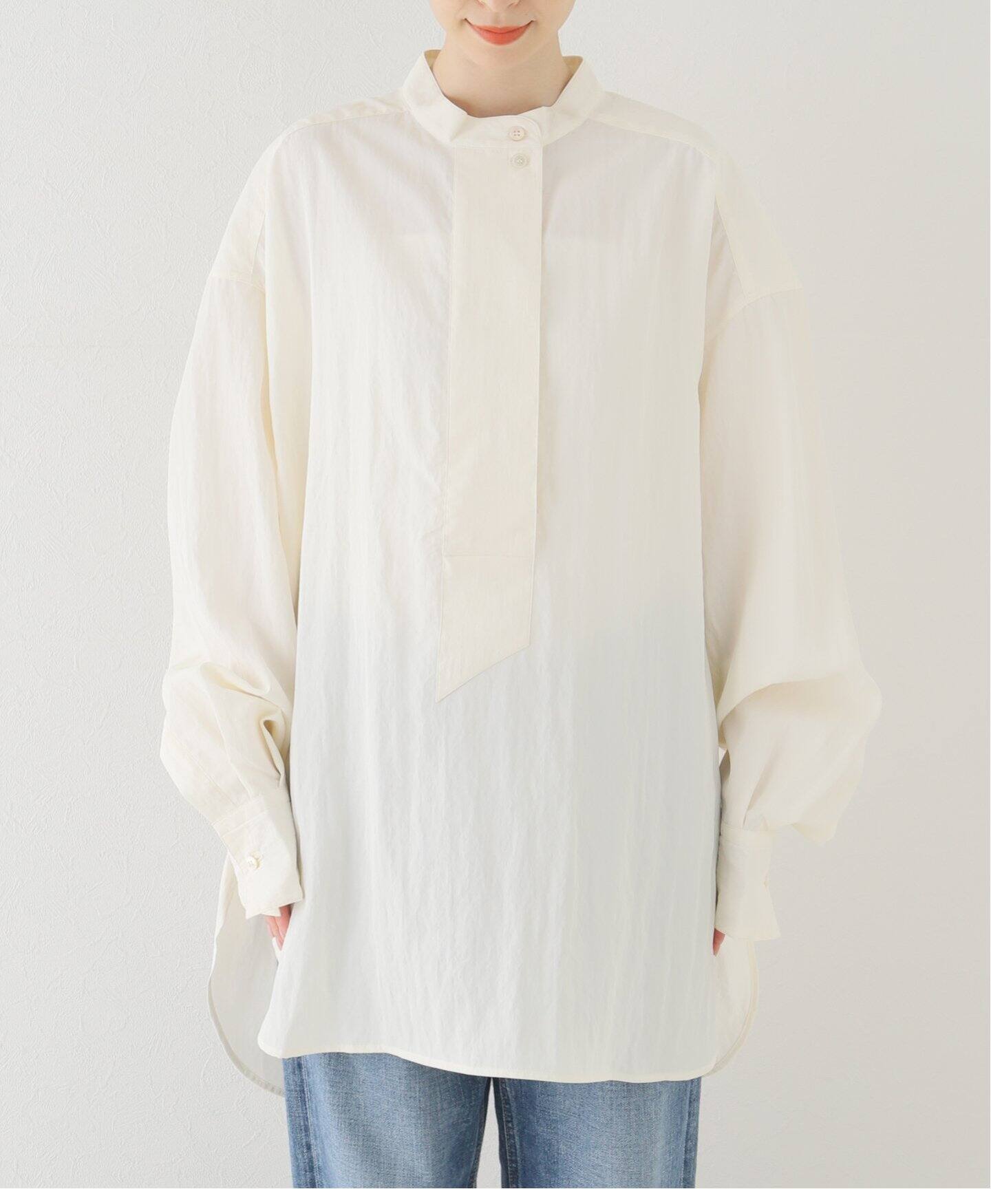STUDIO NICHOLSON/スタジオ ニコルソン】HALF PLACKET SHIRT（シャツ  