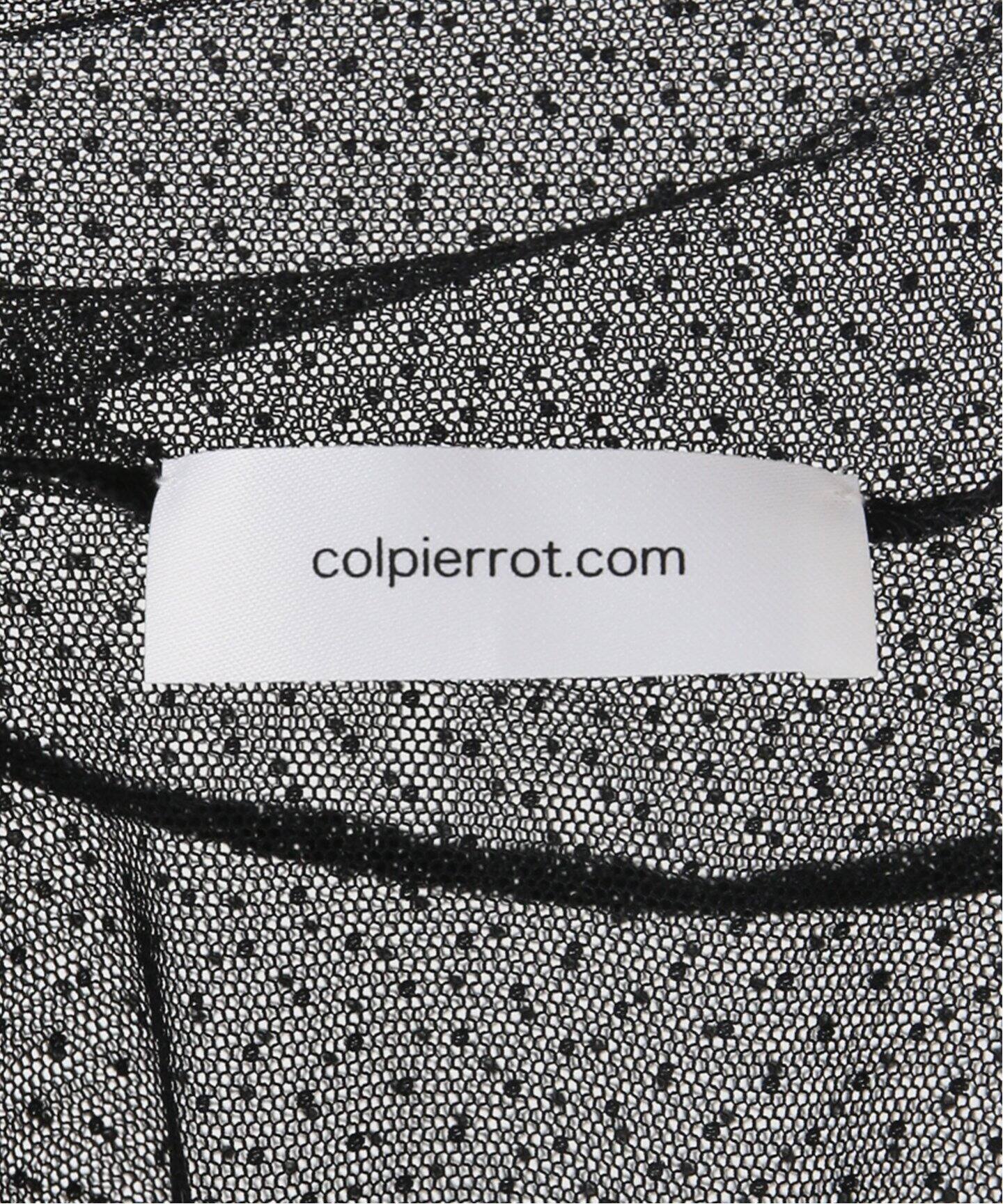 COL PIERROT/コルピエロ】 Dot sheer Blouse（シャツ／ブラウス）｜L 