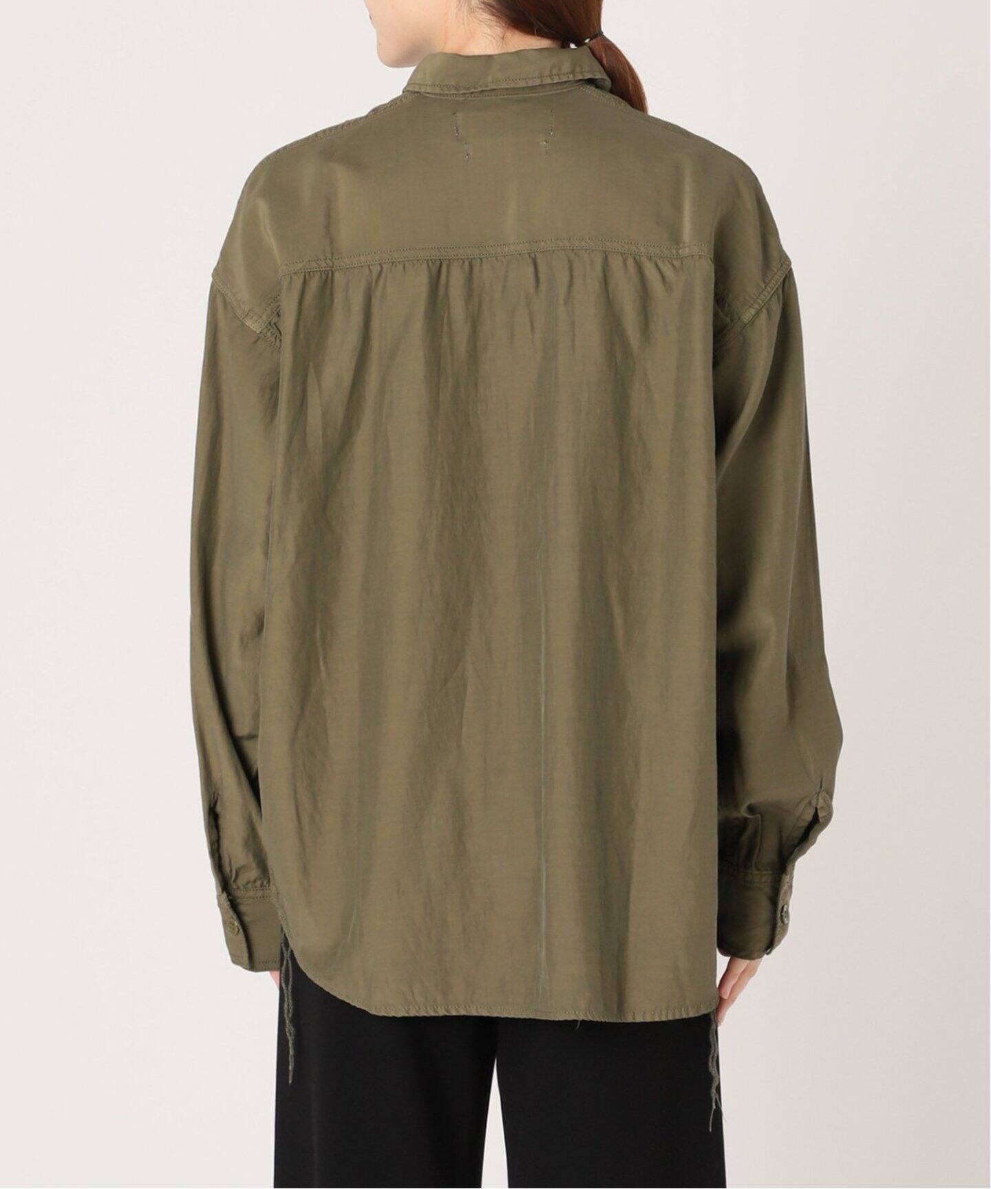 REMI RELIEF/レミレリーフ】Military Shirt（シャツ／ブラウス）｜L 