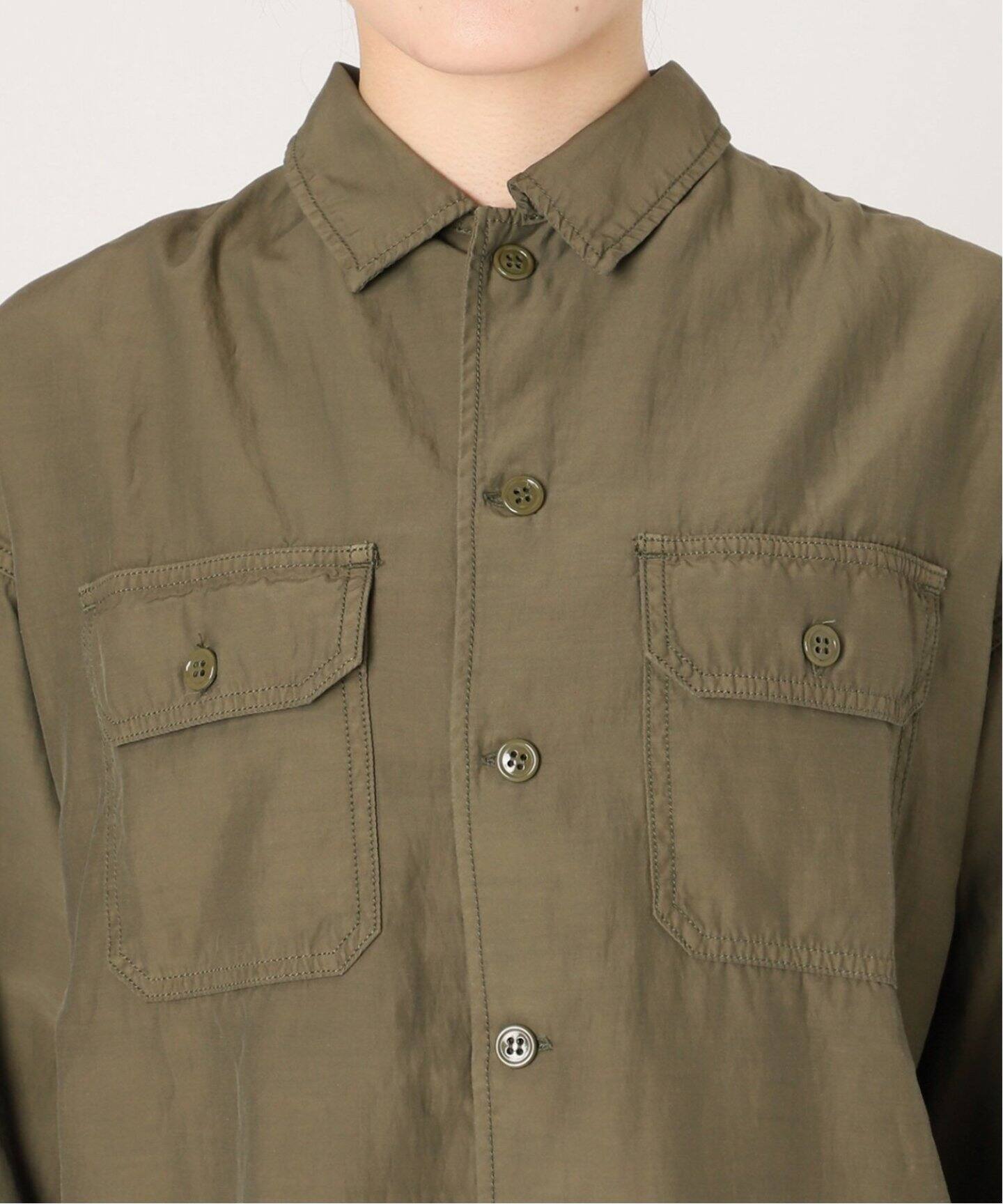 REMI RELIEF/レミレリーフ】Military Shirt（シャツ／ブラウス）｜L 