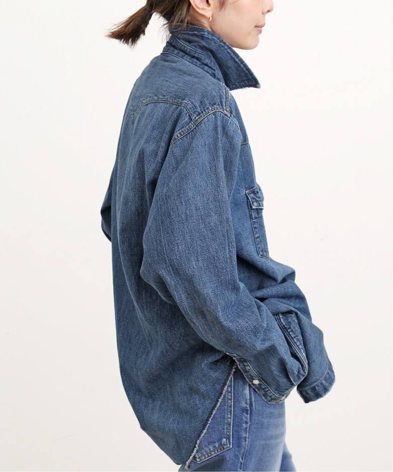 RED CARD / レッドカード】Nelly Denim Shirts（シャツ／ブラウス）｜L 