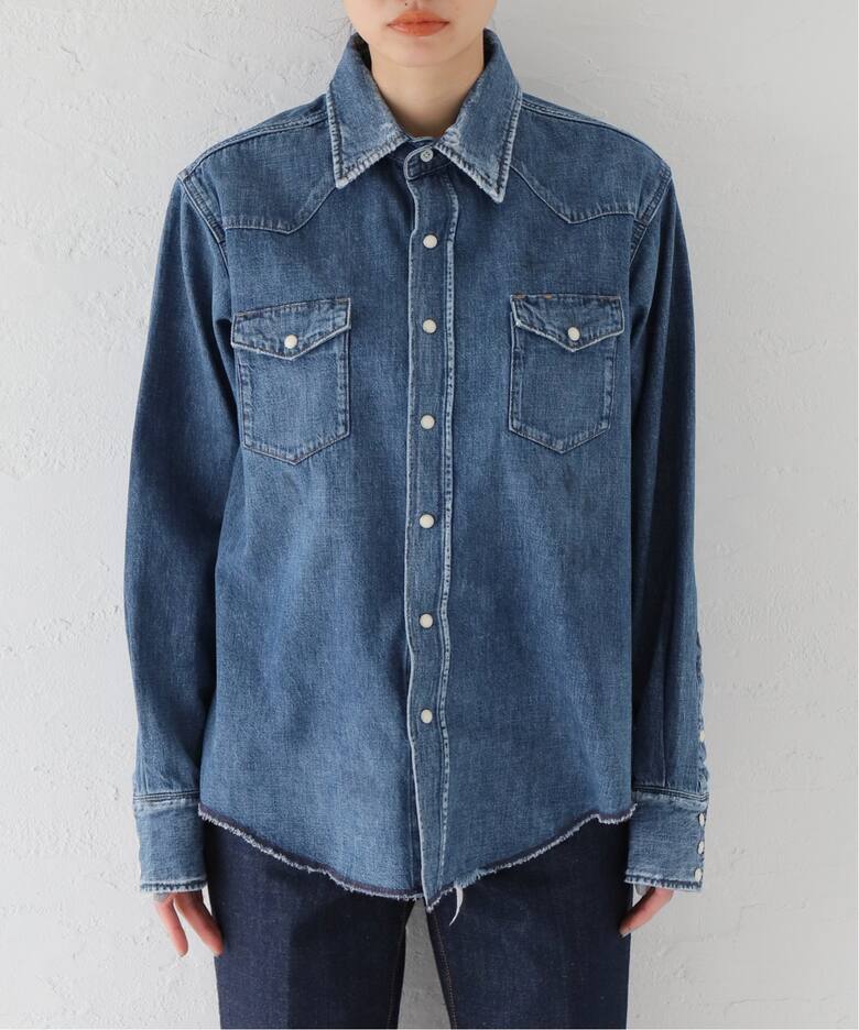 RED CARD / レッドカード】Nelly Denim Shirts（シャツ／ブラウス）｜L 