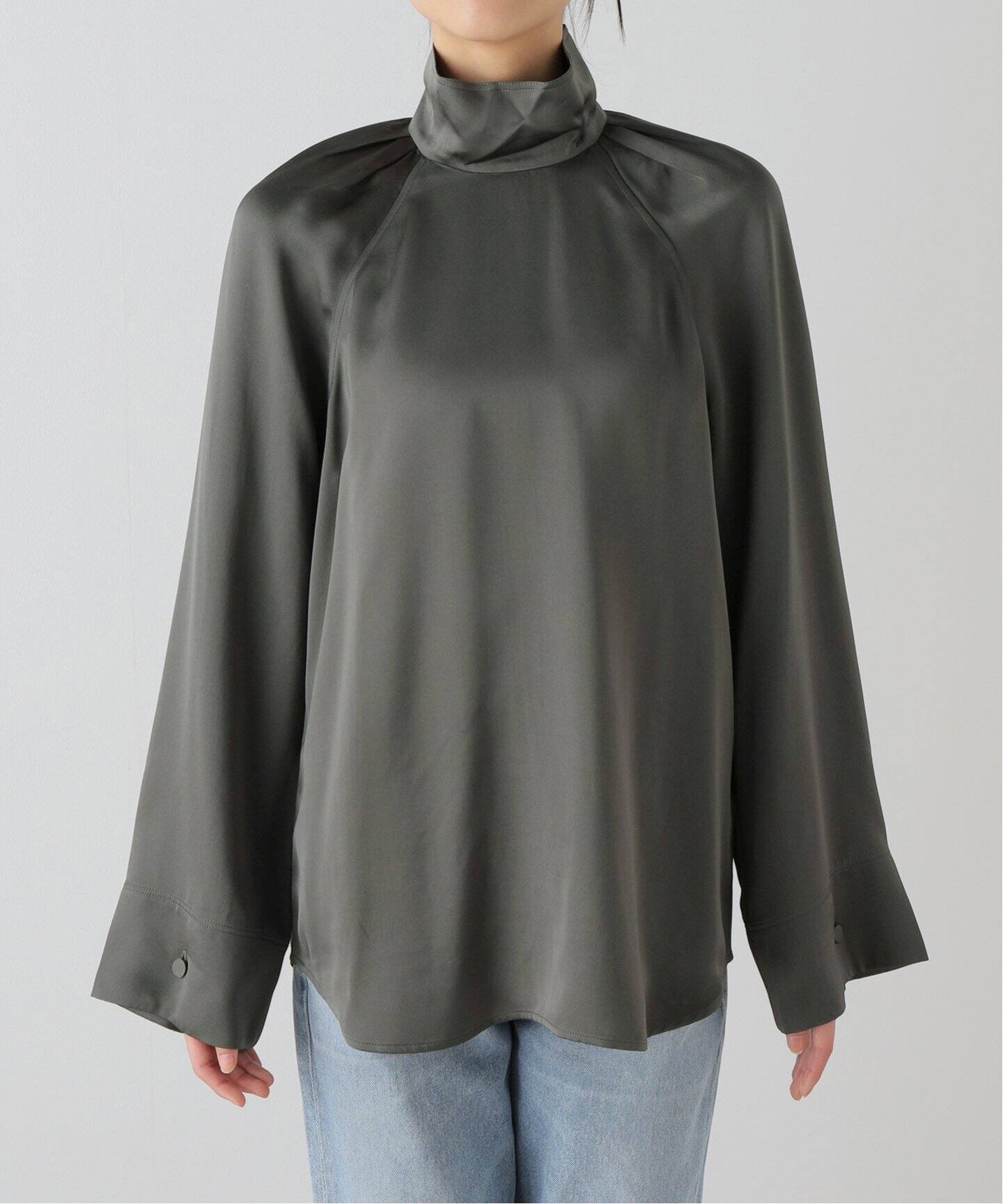 TOTEME/トーテム】 CRAPE BLOUSE（シャツ／ブラウス）｜L 