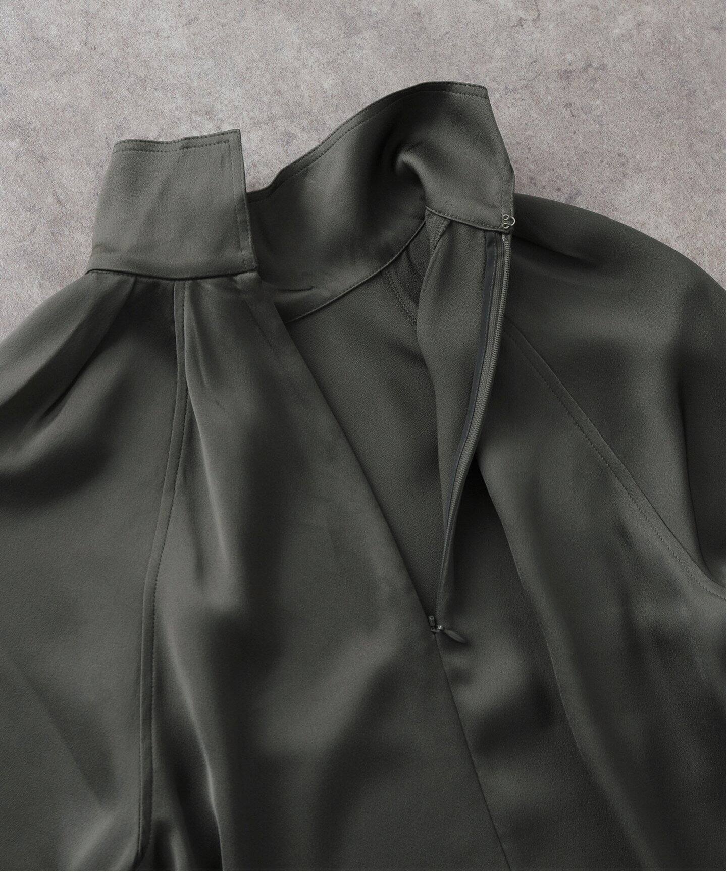 TOTEME/トーテム】 CRAPE BLOUSE（シャツ／ブラウス）｜L
