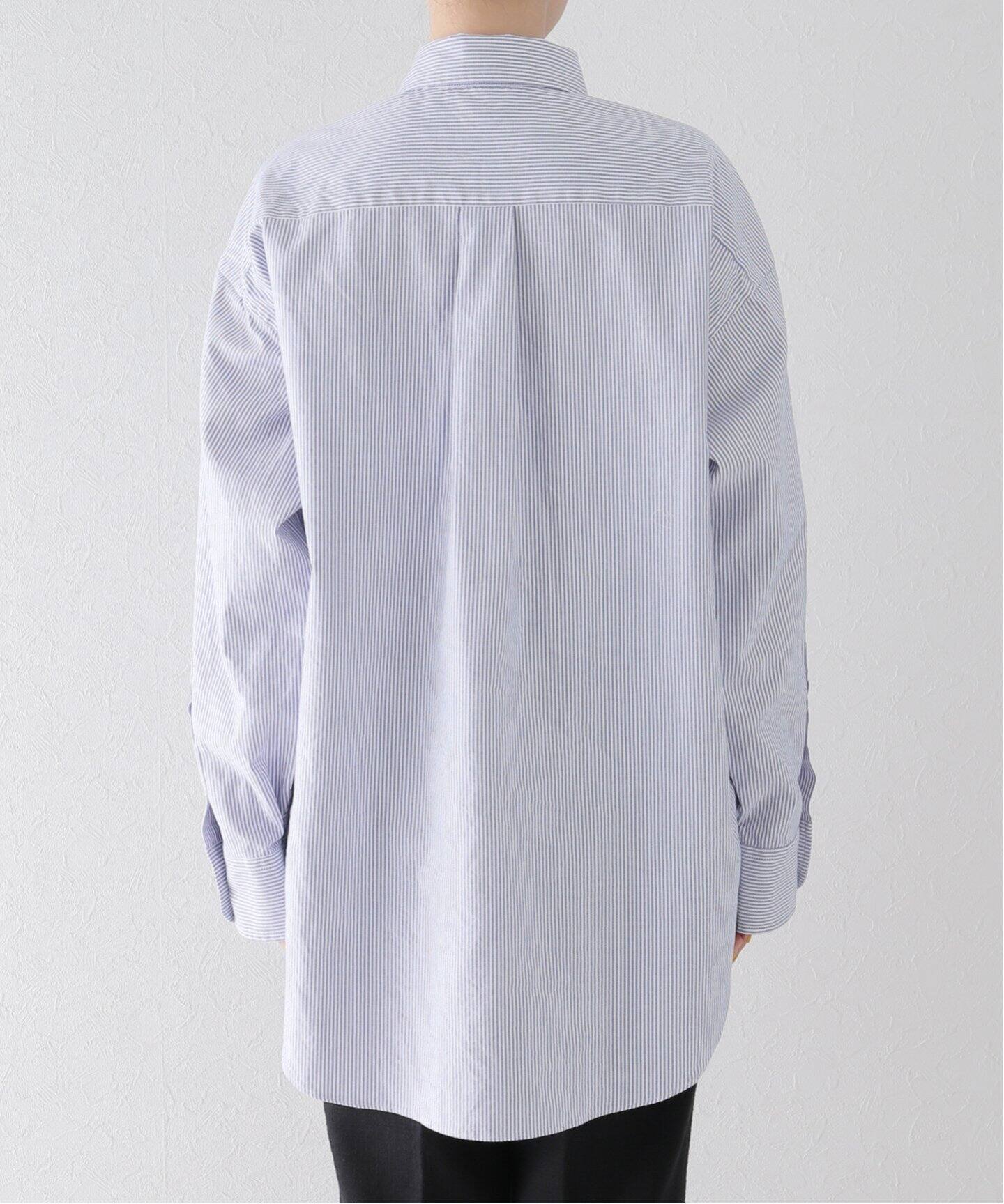 AMERICANA/アメリカーナ】ストライプ OX ボタンダウンシャツ（シャツ  