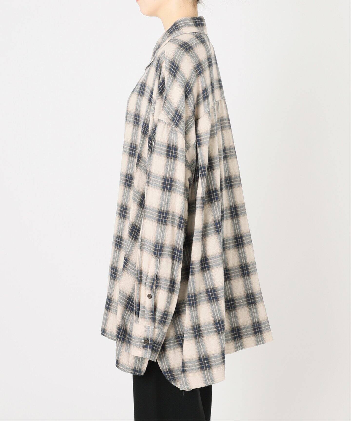 PROVOKE/プロヴォーク】Oversized check Shirt（シャツ／ブラウス 