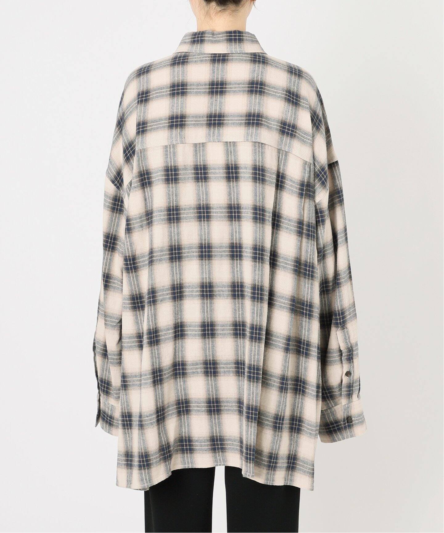 PROVOKE/プロヴォーク】Oversized check Shirt（シャツ／ブラウス  
