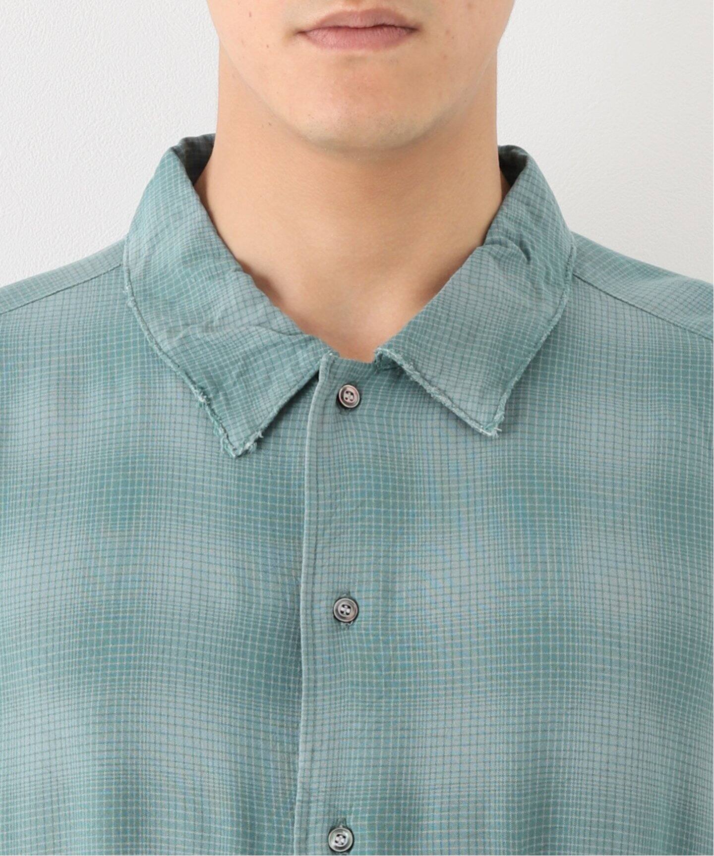 ANCELLM / アンセルム】 RAYON CHECK SHIRT（シャツ／ブラウス）｜WISM 