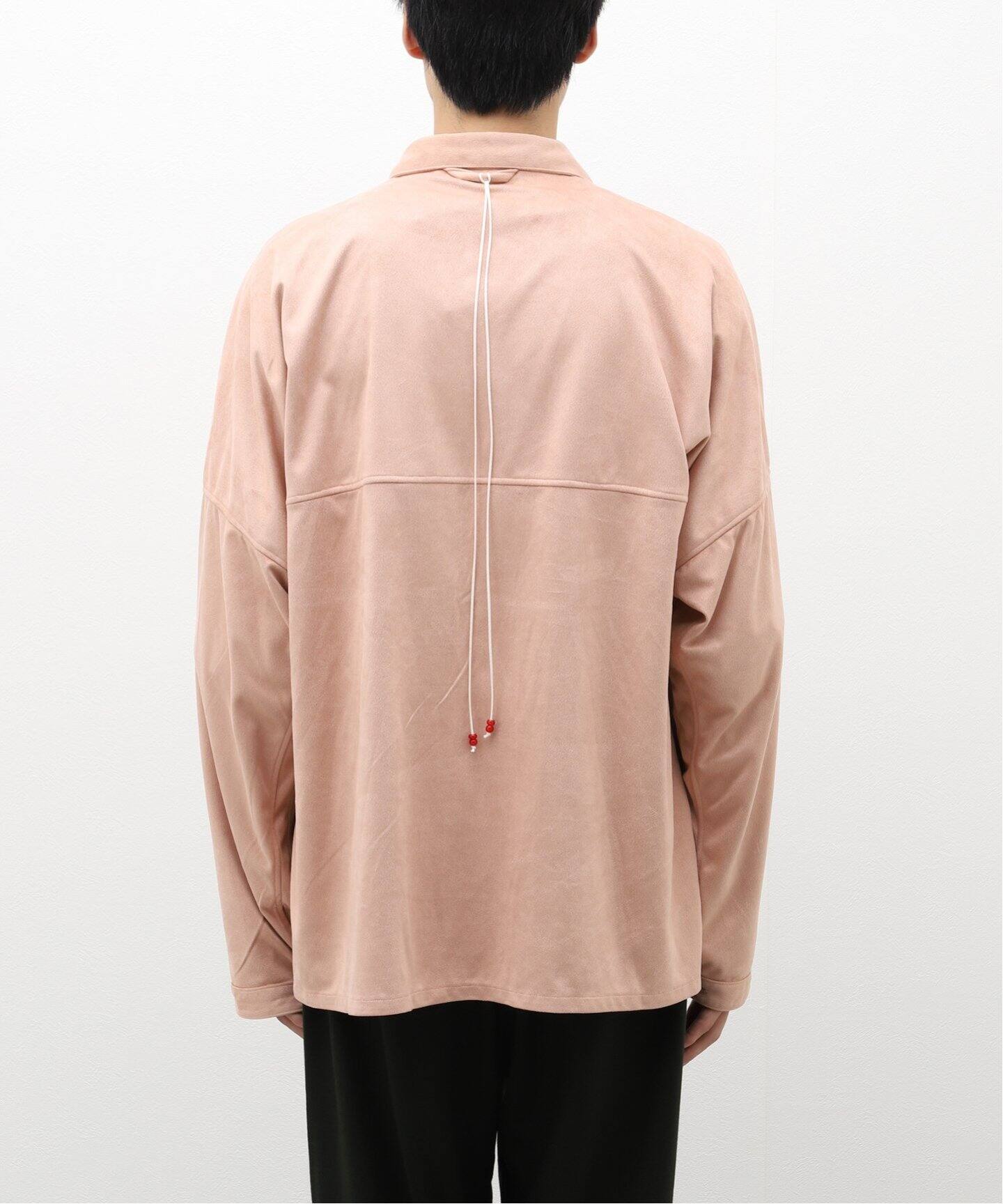 ANCELLM / アンセルム】VEGAN LEATHER SKIPPER SHIRT（シャツ 
