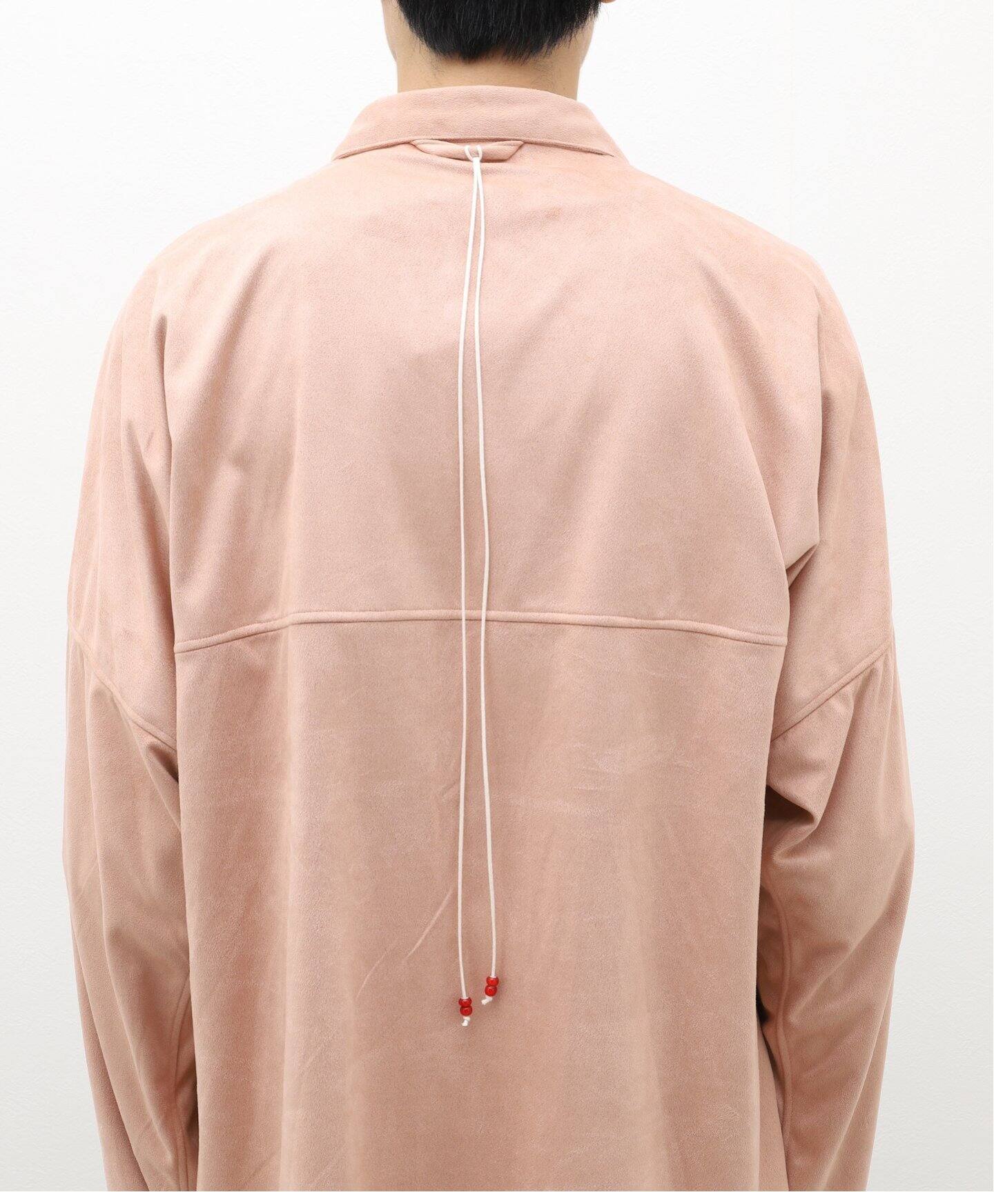 ANCELLM / アンセルム】VEGAN LEATHER SKIPPER SHIRT（シャツ  