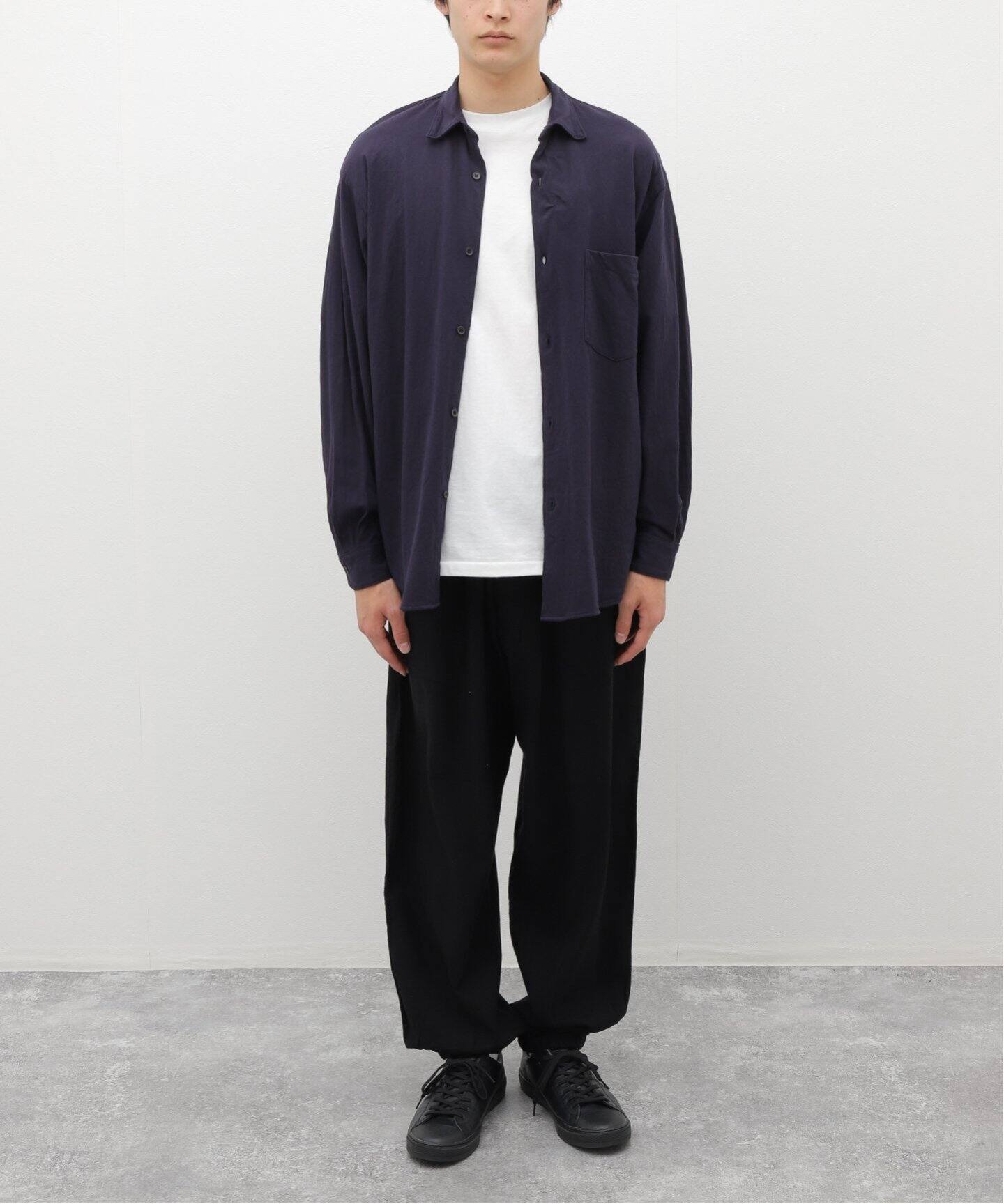 comoli / コモリ】コットンジャージ コモリシャツ（シャツ／ブラウス  