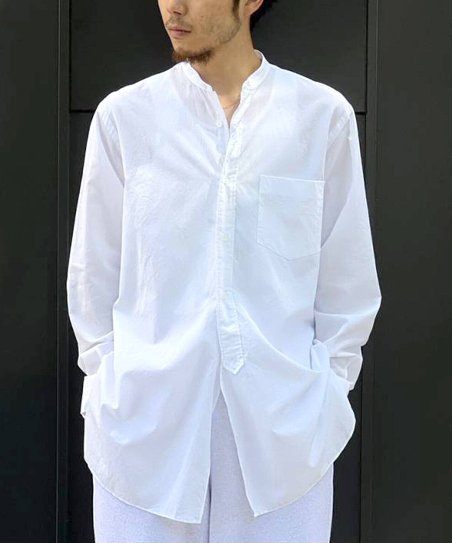 comoli / コモリ】バンドカラーシャツ（シャツ／ブラウス）｜WISM  