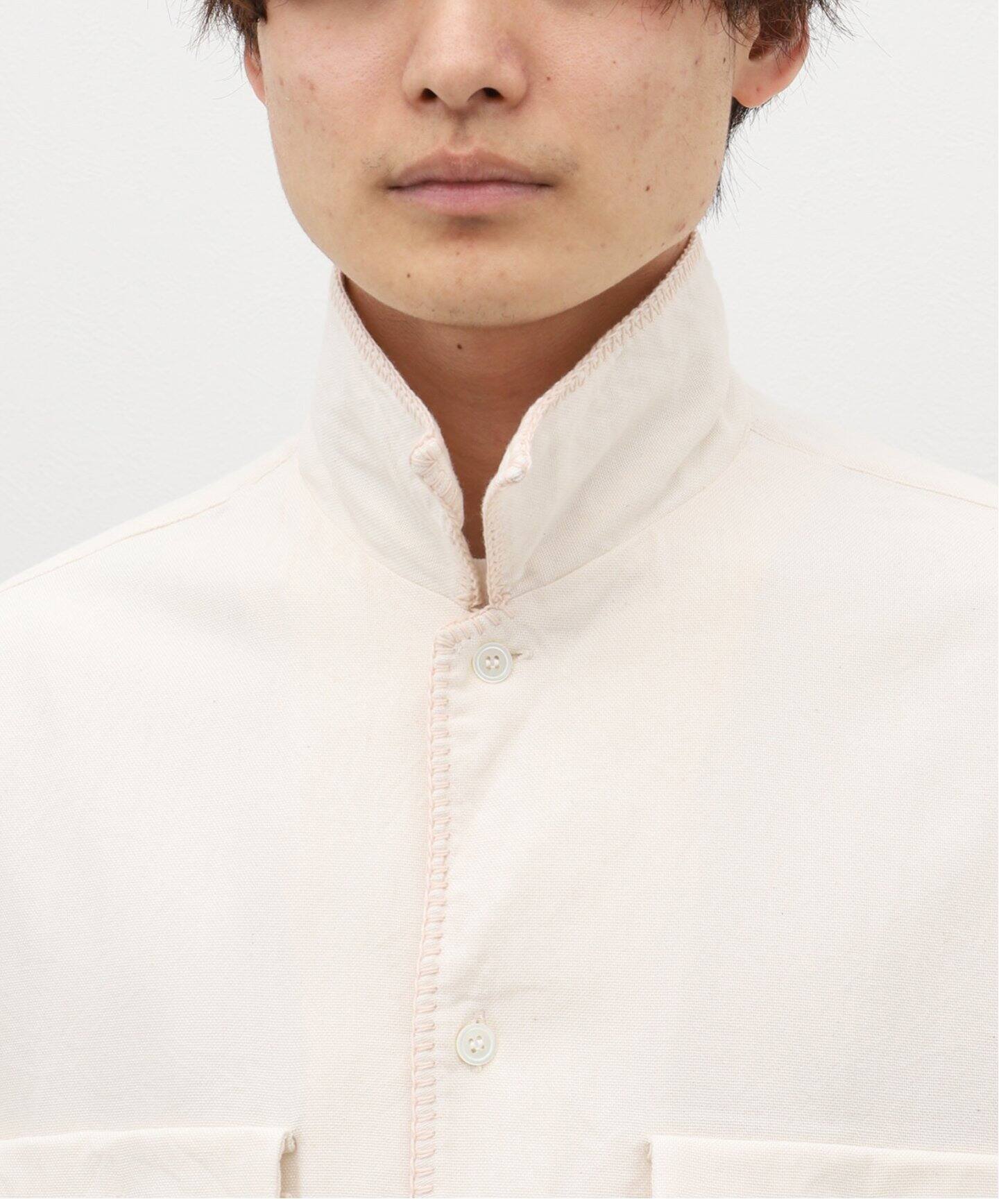 UNUSED / アンユーズド】US2333 OPEN COLLAR SHIRTS（シャツ／ブラウス 
