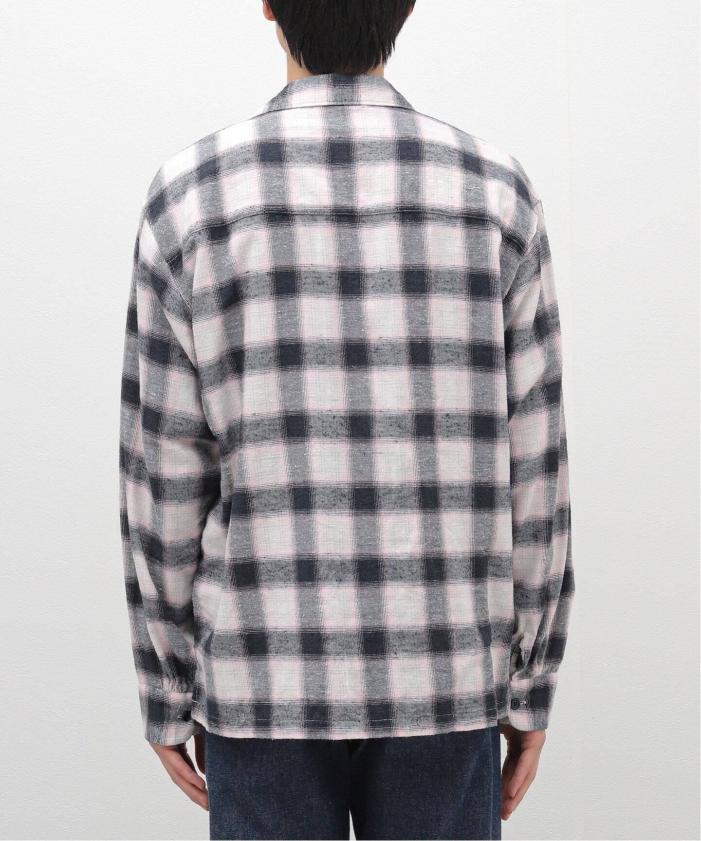 UNUSED / アンユーズド】US2338 CHECK OPEN COLLAR SHIRTS（シャツ  