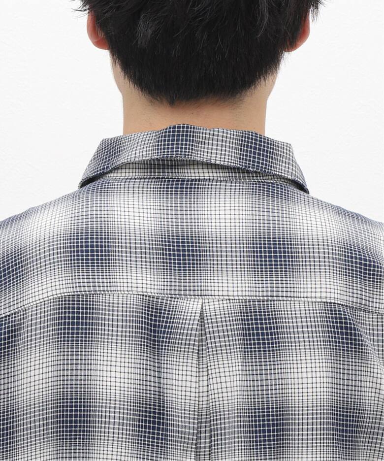 ANCELLM / アンセルム】WISM 別注 RAYON CHECK SHIRT（シャツ 