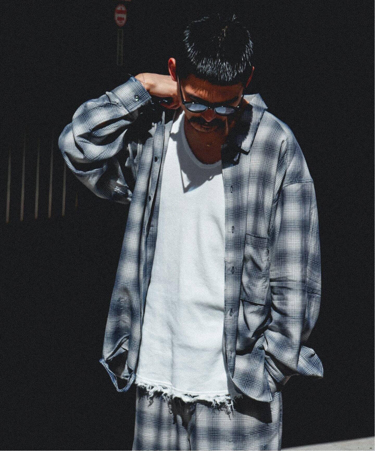 ANCELLM / アンセルム】WISM 別注 RAYON CHECK SHIRT（シャツ 