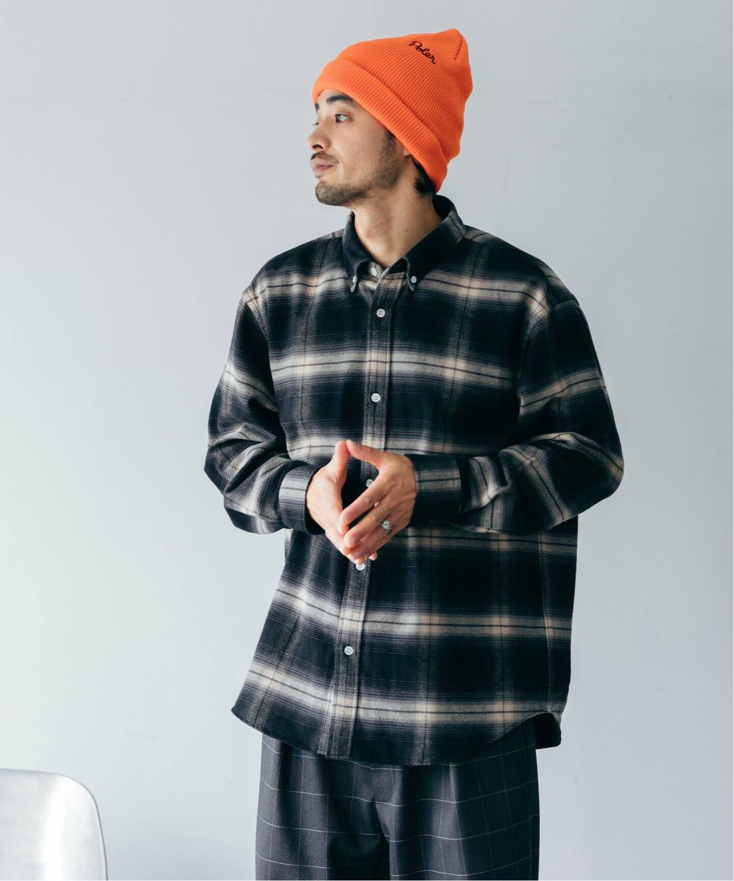 PATTERN ボタンダウン ネルチェックシャツ（シャツ／ブラウス  