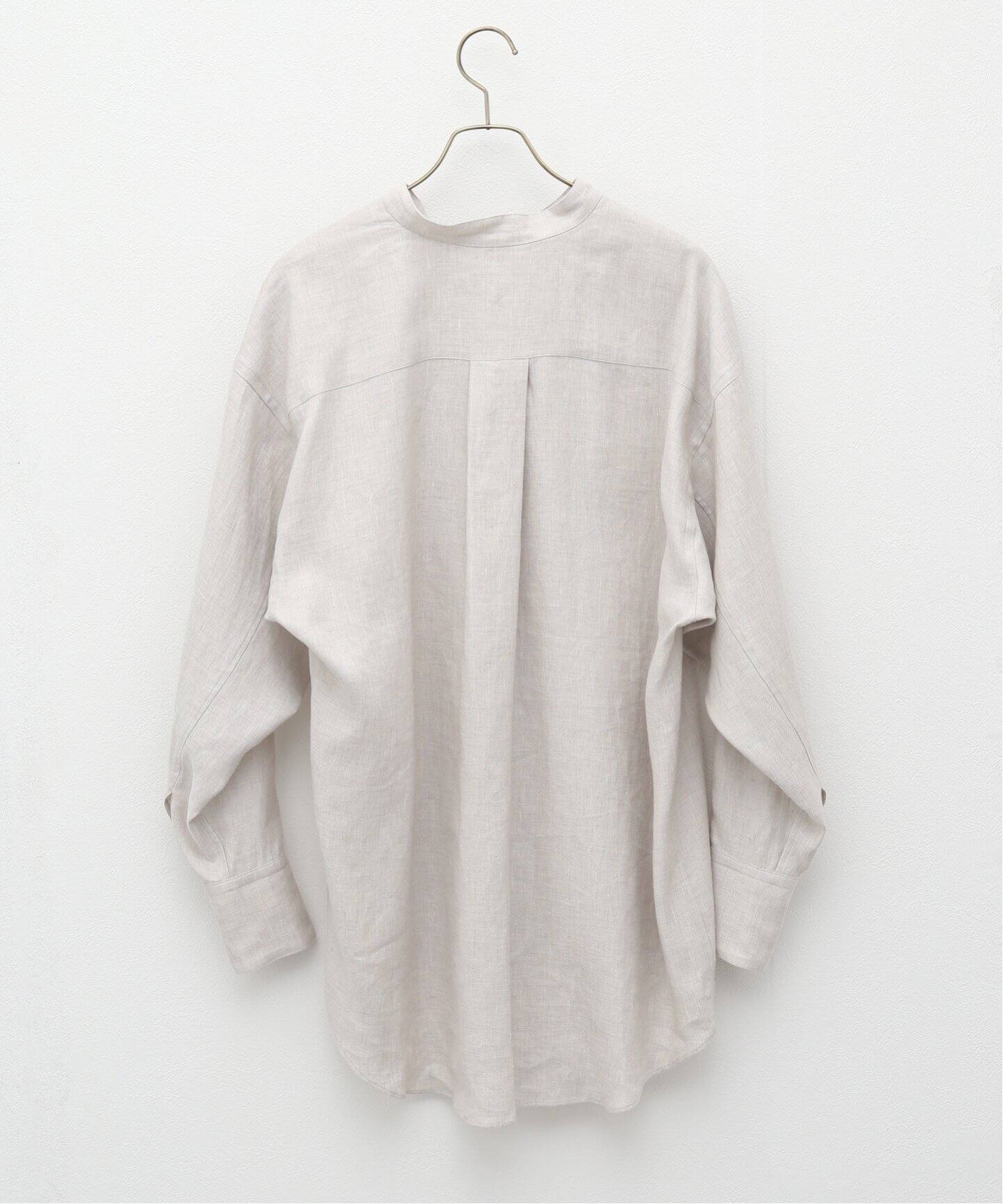 POSTELEGANT/ポステレガント】linen silk shirt（シャツ／ブラウス 
