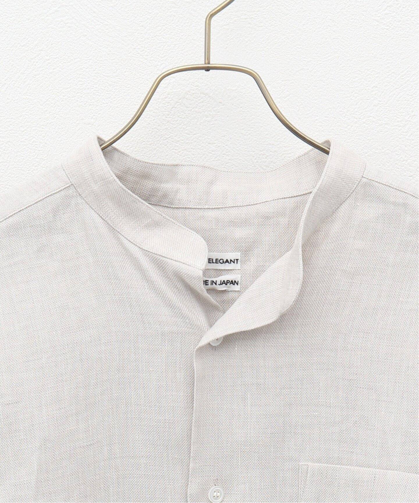 POSTELEGANT/ポステレガント】linen silk shirt（シャツ／ブラウス 