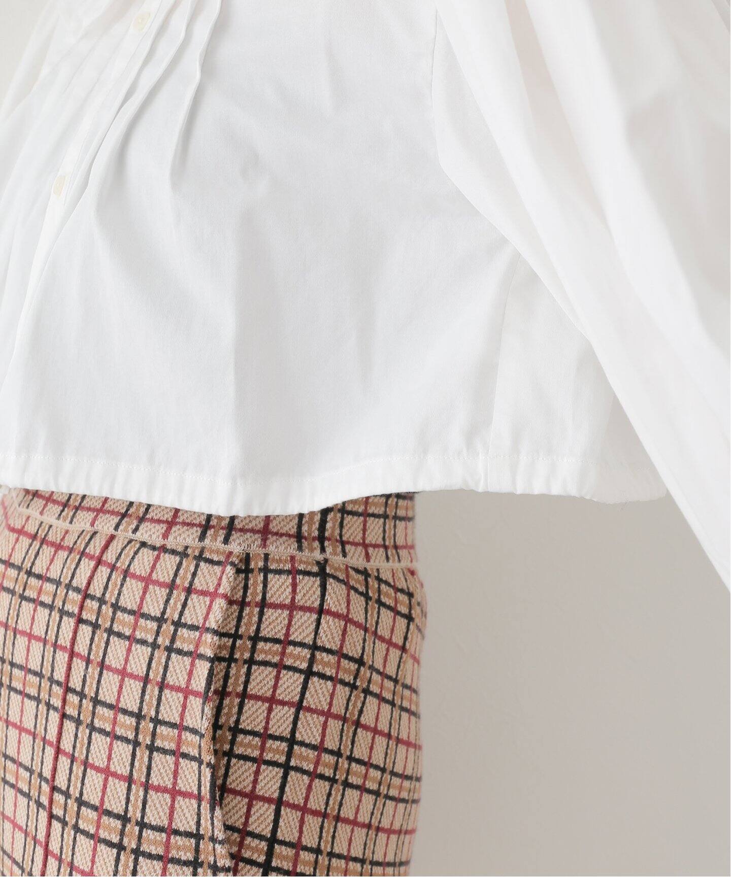 RHODOLIRION/ロドリリオン】 Monogram Stitch Spencer Shirt（シャツ 