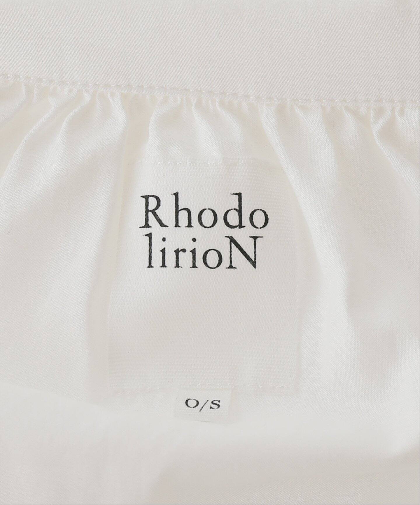 RHODOLIRION/ロドリリオン】 Monogram Stitch Spencer Shirt（シャツ 