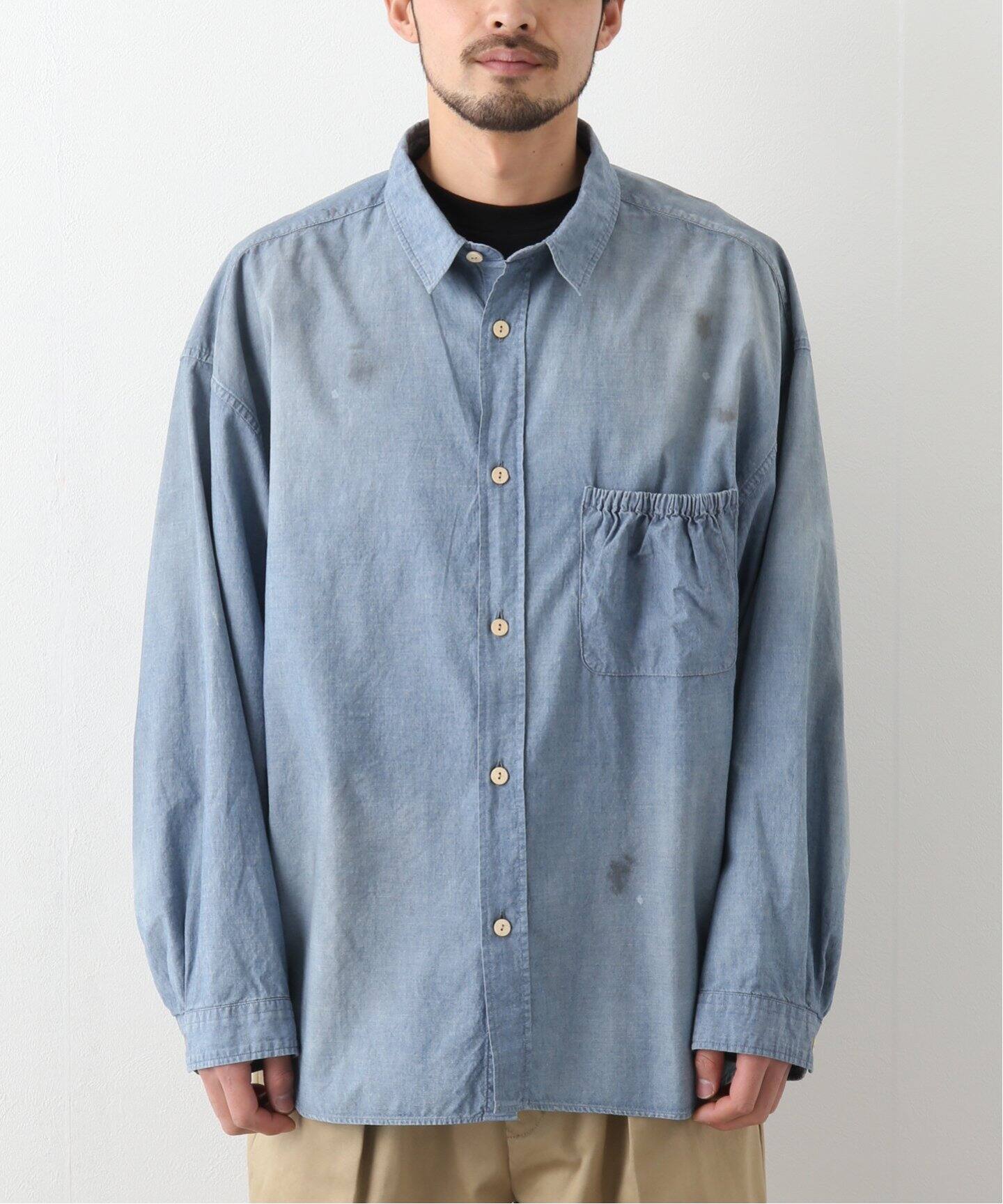 refomed×JW】WRIST PATCH SHIRTCHAMBRY（シャツ／ブラウス）｜JOINT 
