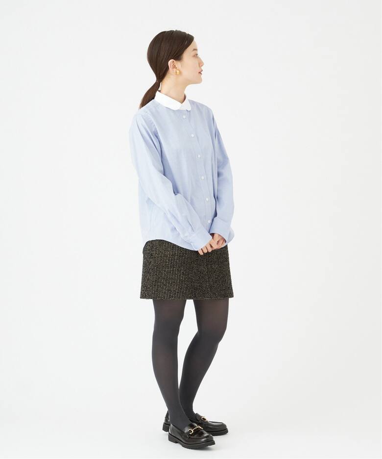 オックスフォードラウンドカラーシャツ（シャツ／ブラウス）｜IENA  