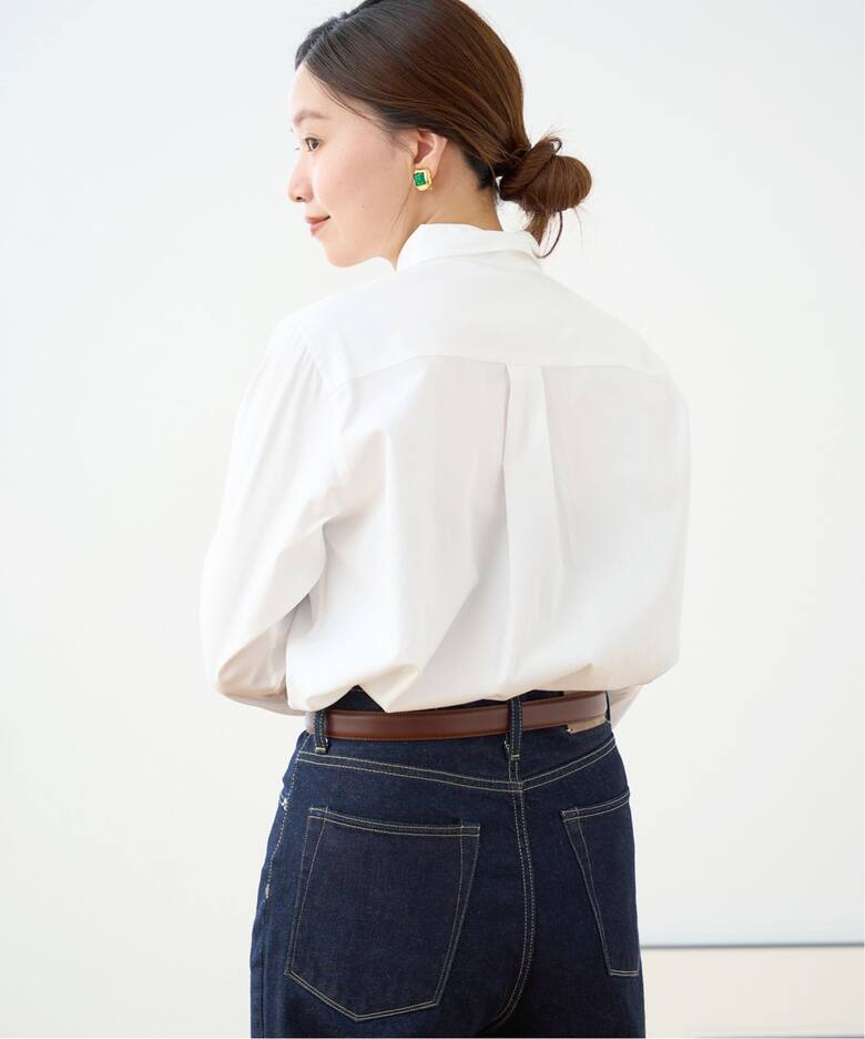 オックスフォードラウンドカラーシャツ（シャツ／ブラウス）｜IENA  