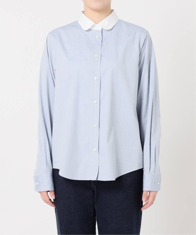 オックスフォードラウンドカラーシャツ（シャツ／ブラウス）｜IENA  