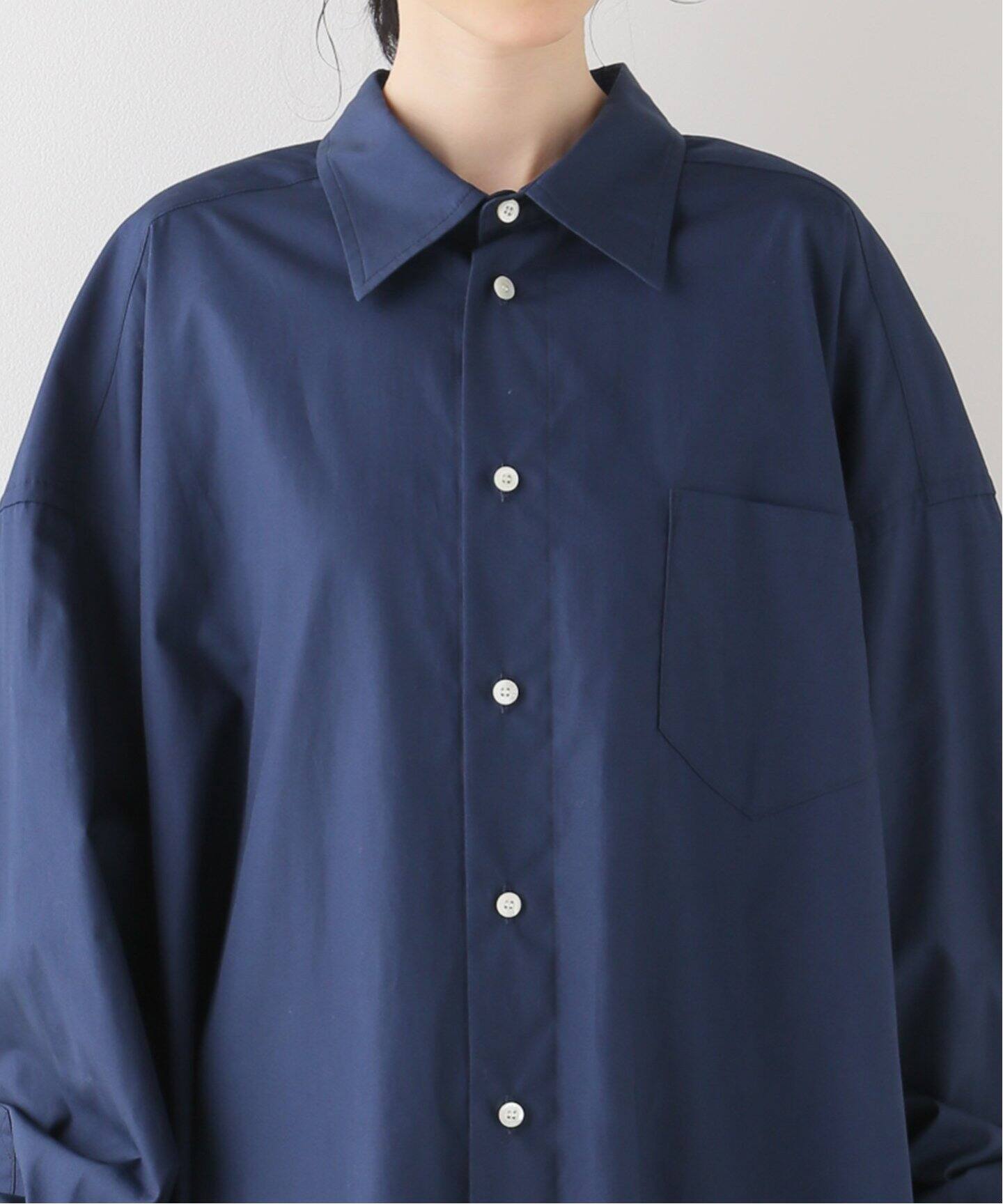 SEA/シー】ブロード 4XL マスキュリンシャツ（シャツ／ブラウス 