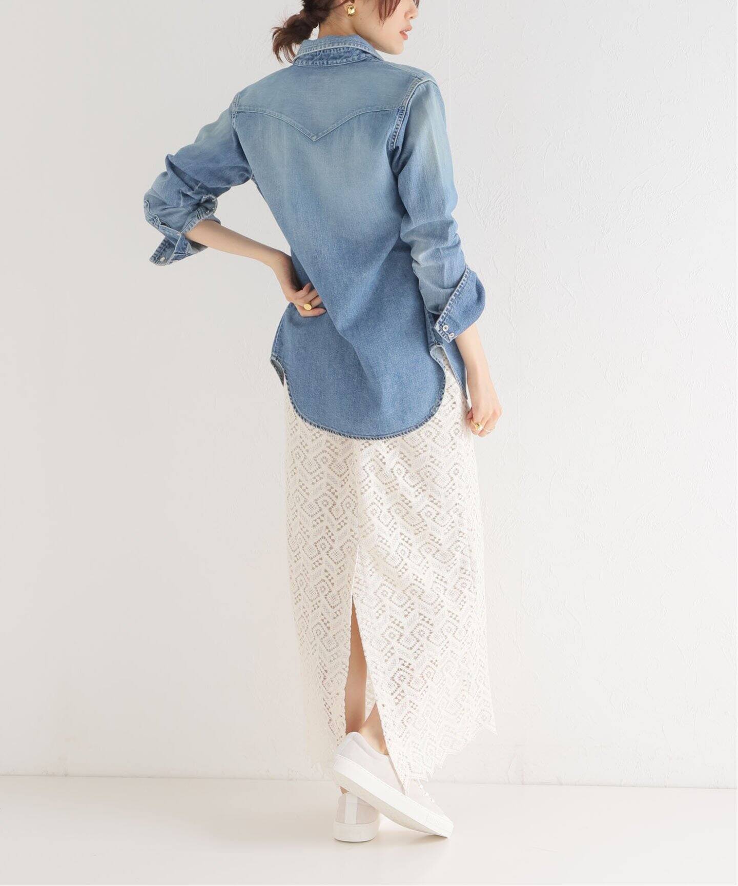 MADISONBLUE/マディソンブルー】WESTERN SH DENIM デニムシャツ 
