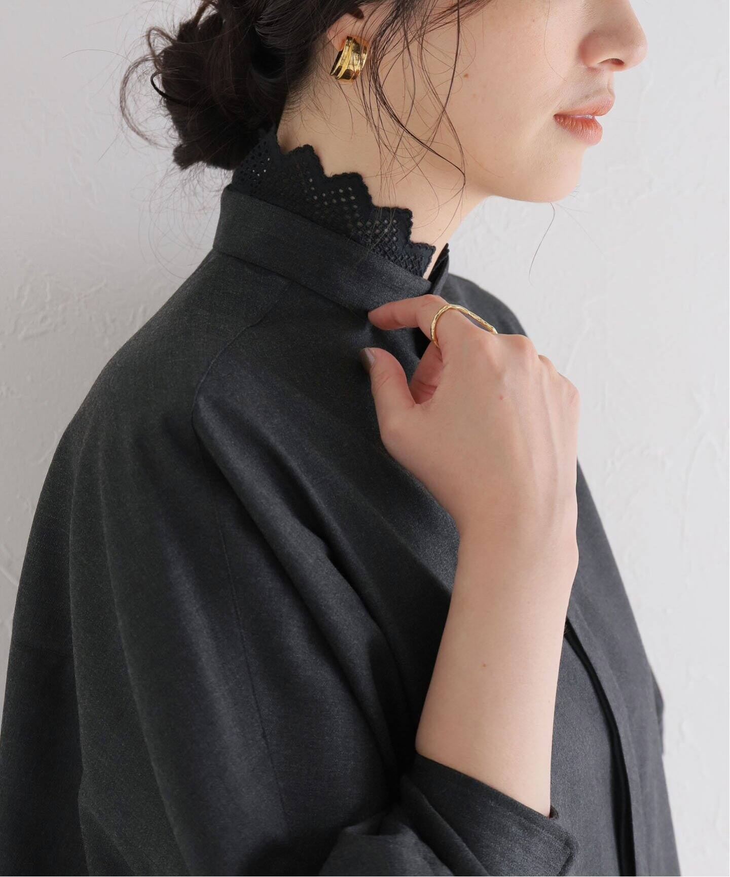 UNION LAUNCH/ユニオンランチ】DETACHABLE COLLAR DOLMAN SH ドルマン 