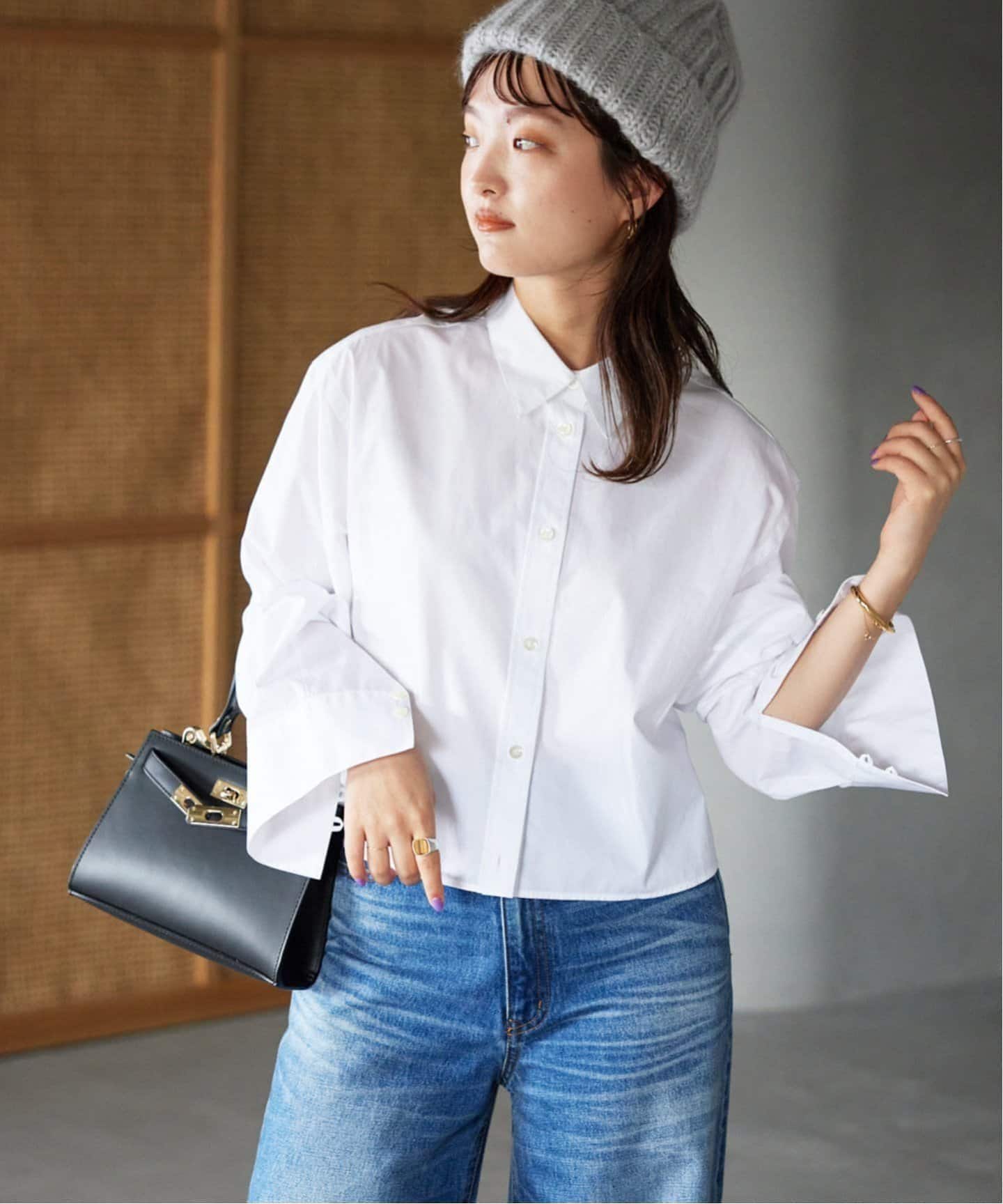 今季 イエナ イエナ FABRICA クロップドシャツ maison FABRICA 