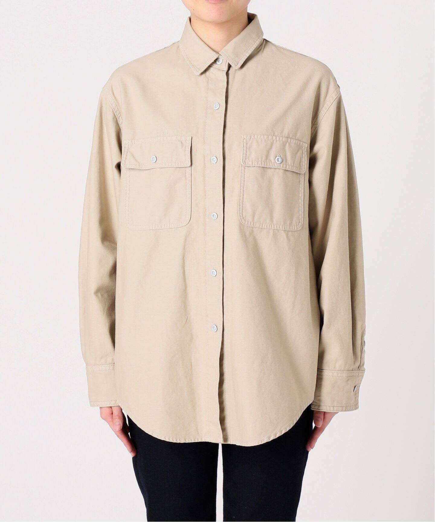 Healthy DENIM/ヘルシーデニム】SLOBE別注バックサテンビッグシャツ 