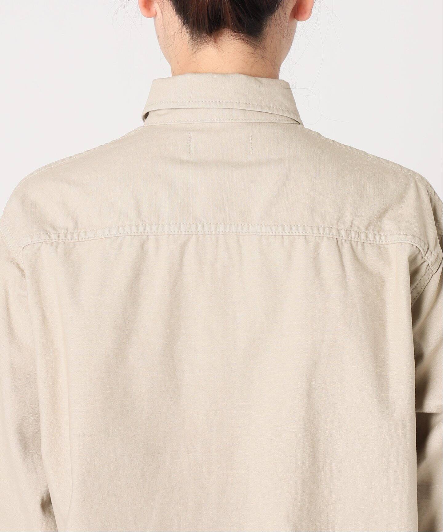 Healthy DENIM/ヘルシーデニム】SLOBE別注バックサテンビッグシャツ 