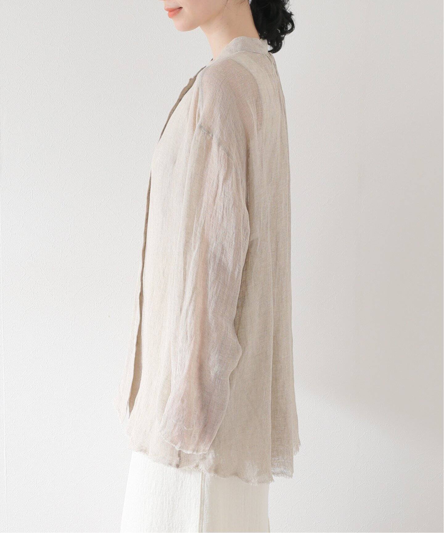 CALMER】別注 BandCollar シャツ（シャツ／ブラウス）｜Plage 