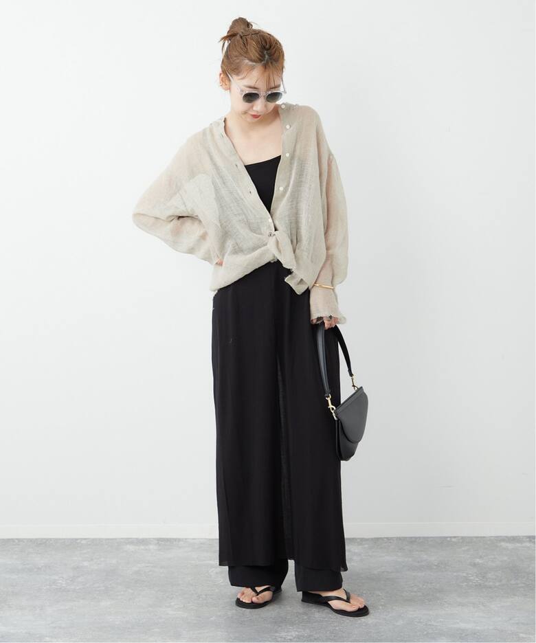 追加》【CALMER】別注 BandCollar シャツ2（シャツ／ブラウス）｜Plage 
