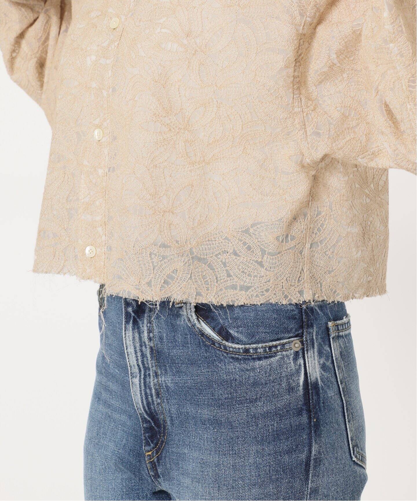 JANE SMITH/ジェーンスミス】 別注 LACE CROPPED シャツ（シャツ 