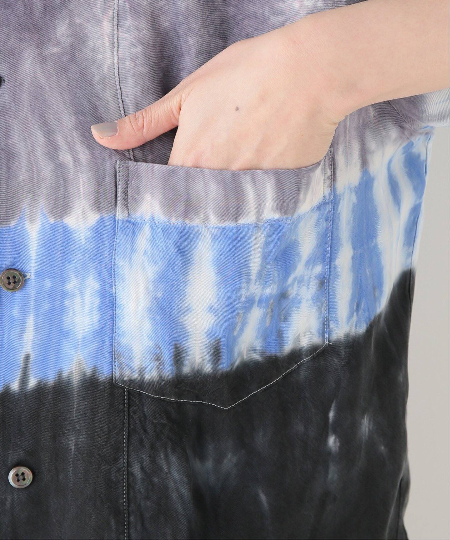 TOGA PULLA/トーガプルラ】Inner tie dye S/S シャツ（シャツ 