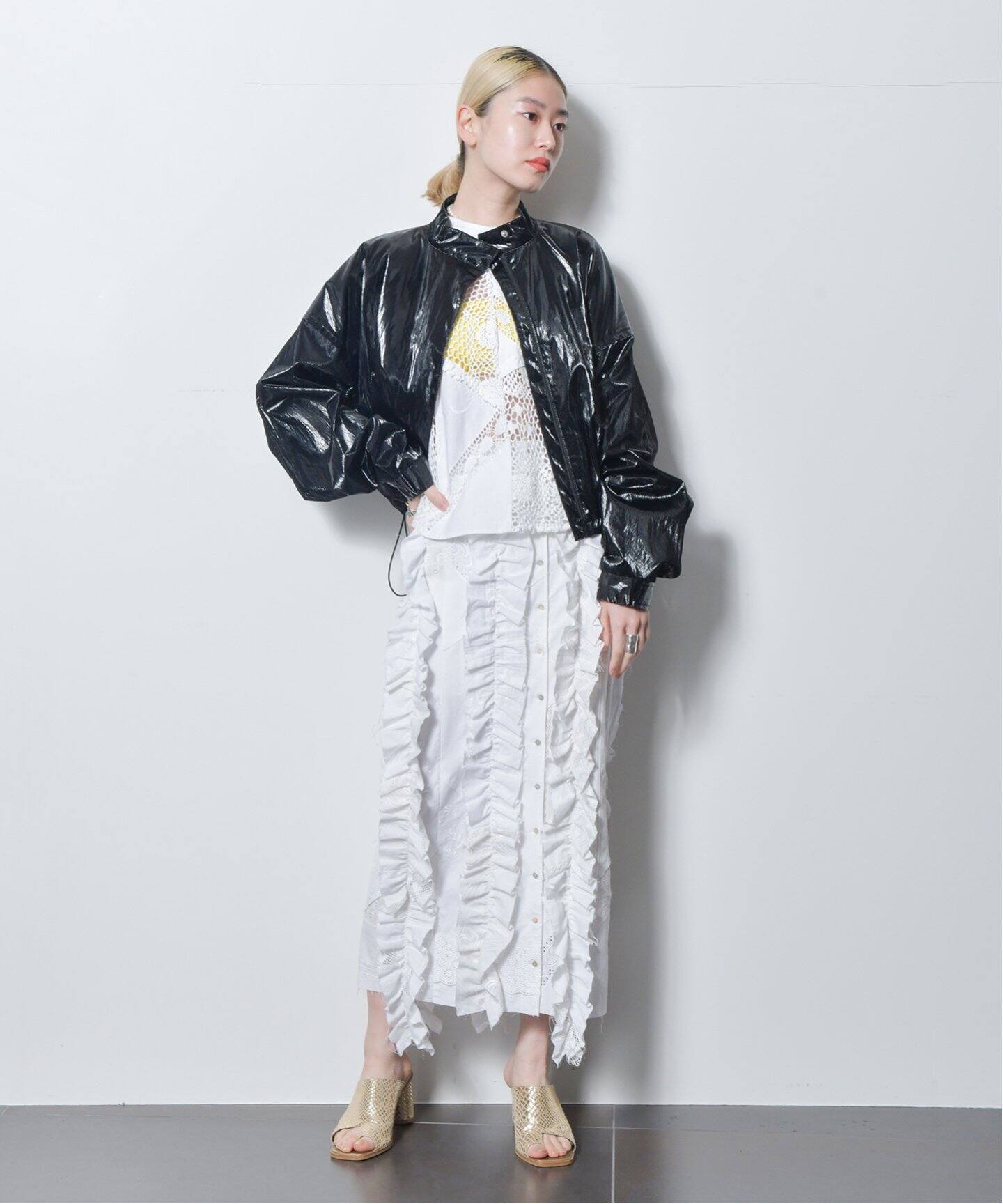 MALION Vintage/マリオンヴィンテージ】別注 holter neck：ブラウス 