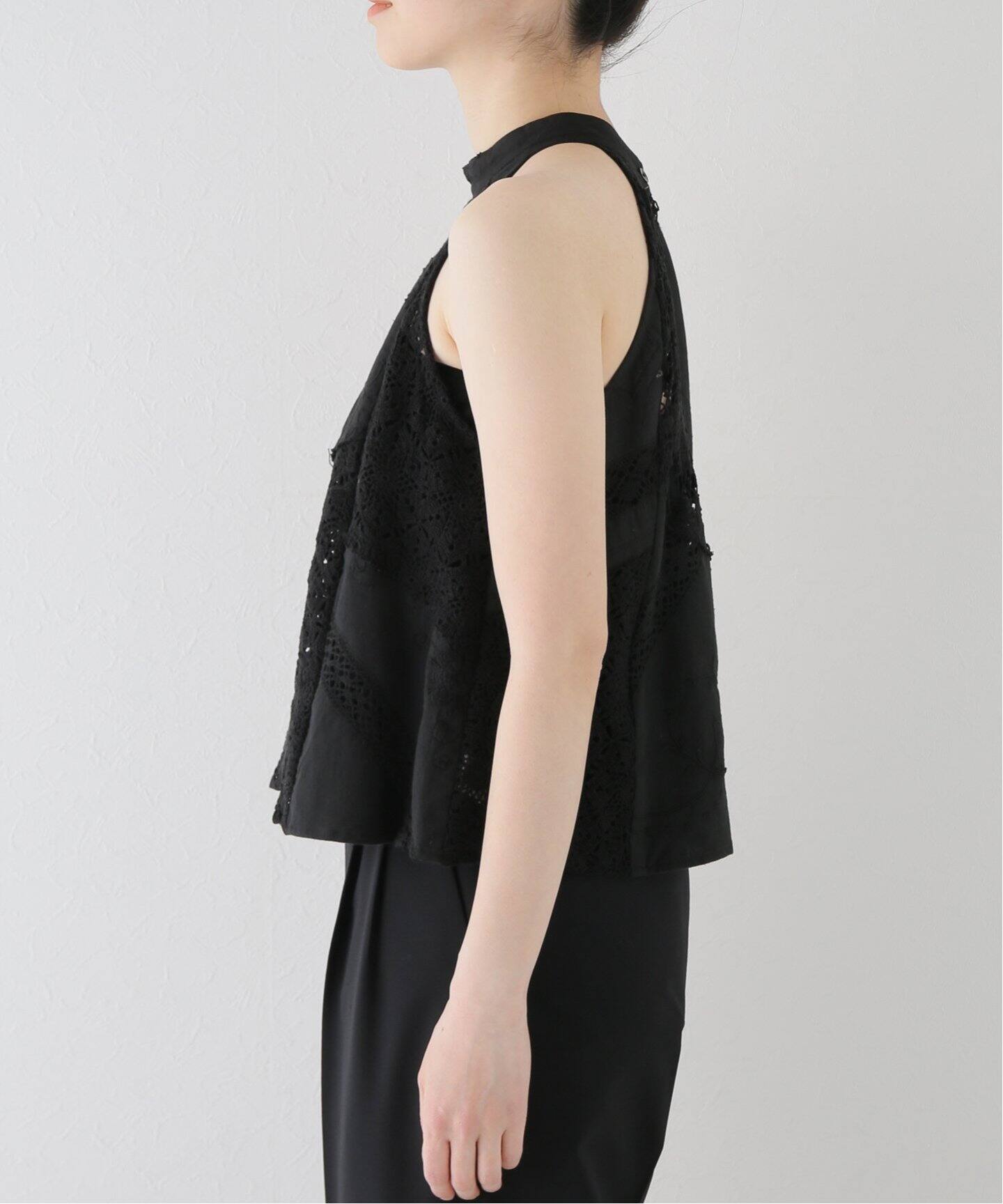 MALION Vintage/マリオンヴィンテージ】別注 holter neck：ブラウス 