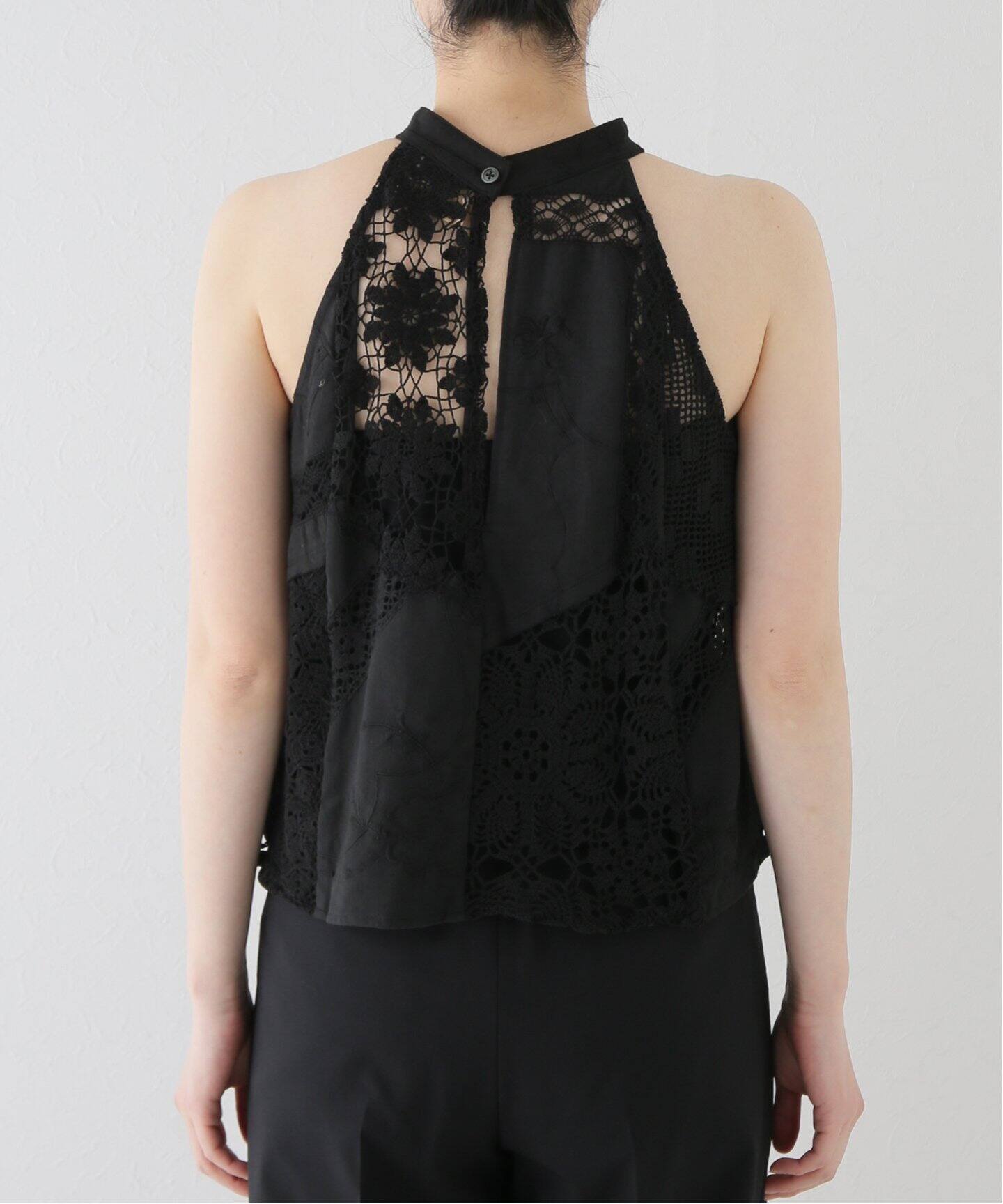 MALION Vintage/マリオンヴィンテージ】別注 holter neck：ブラウス  