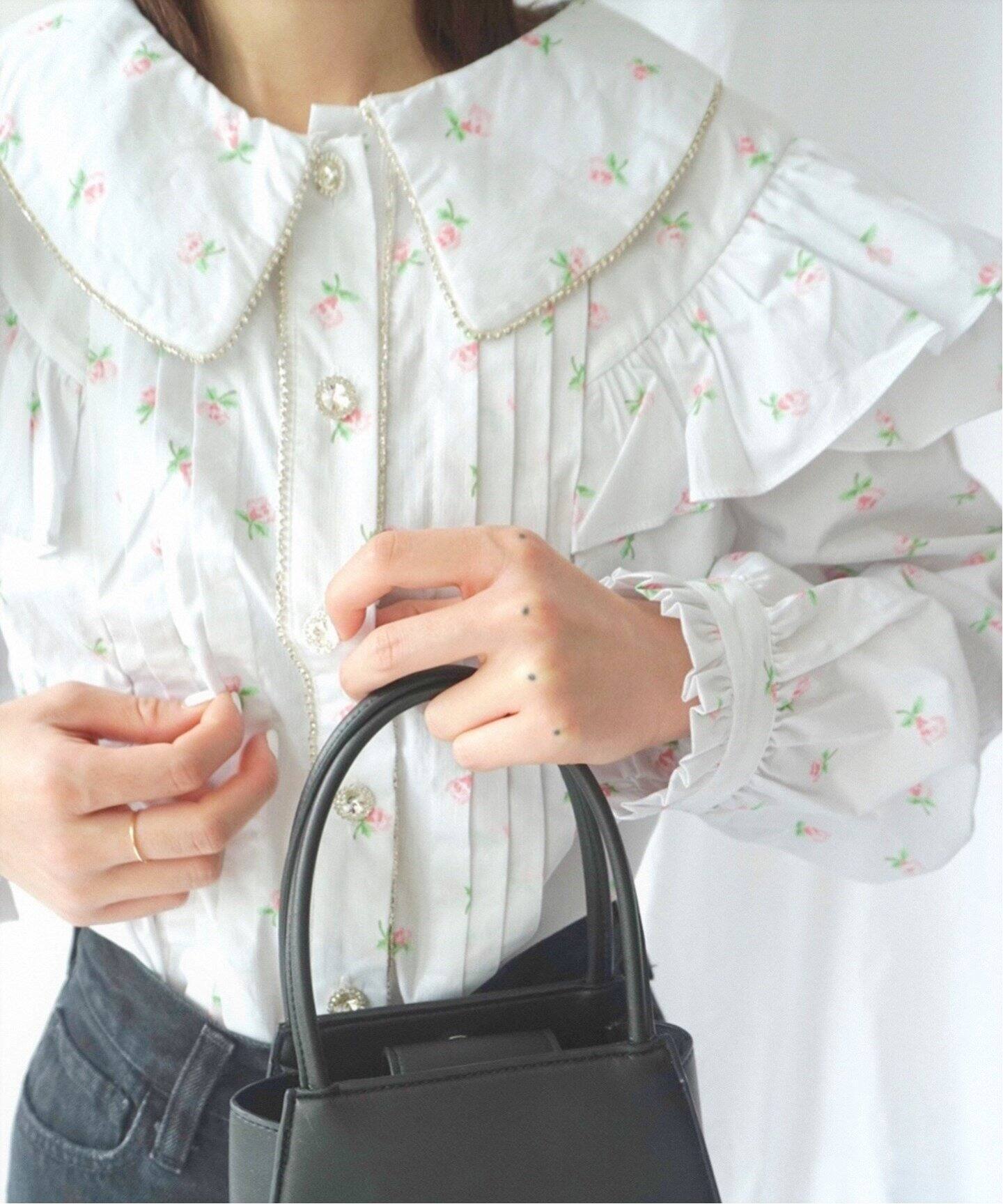 DREAM sister jane Chamomile Ditsy Ruffle Blouse（シャツ／ブラウス 