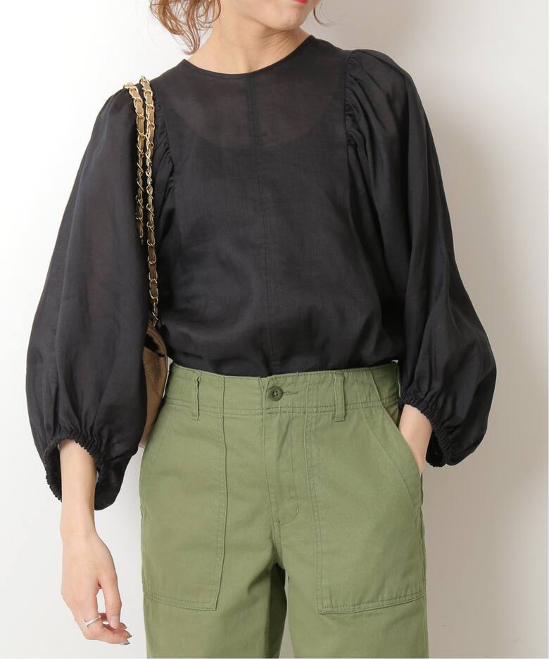 ボリュームスリーブラミーブラウス（シャツ／ブラウス）｜Spick and 