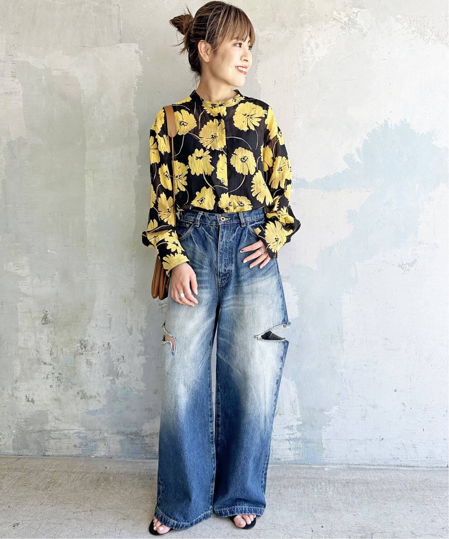 フラワープリントブラウス（シャツ／ブラウス）｜Spick and Span  