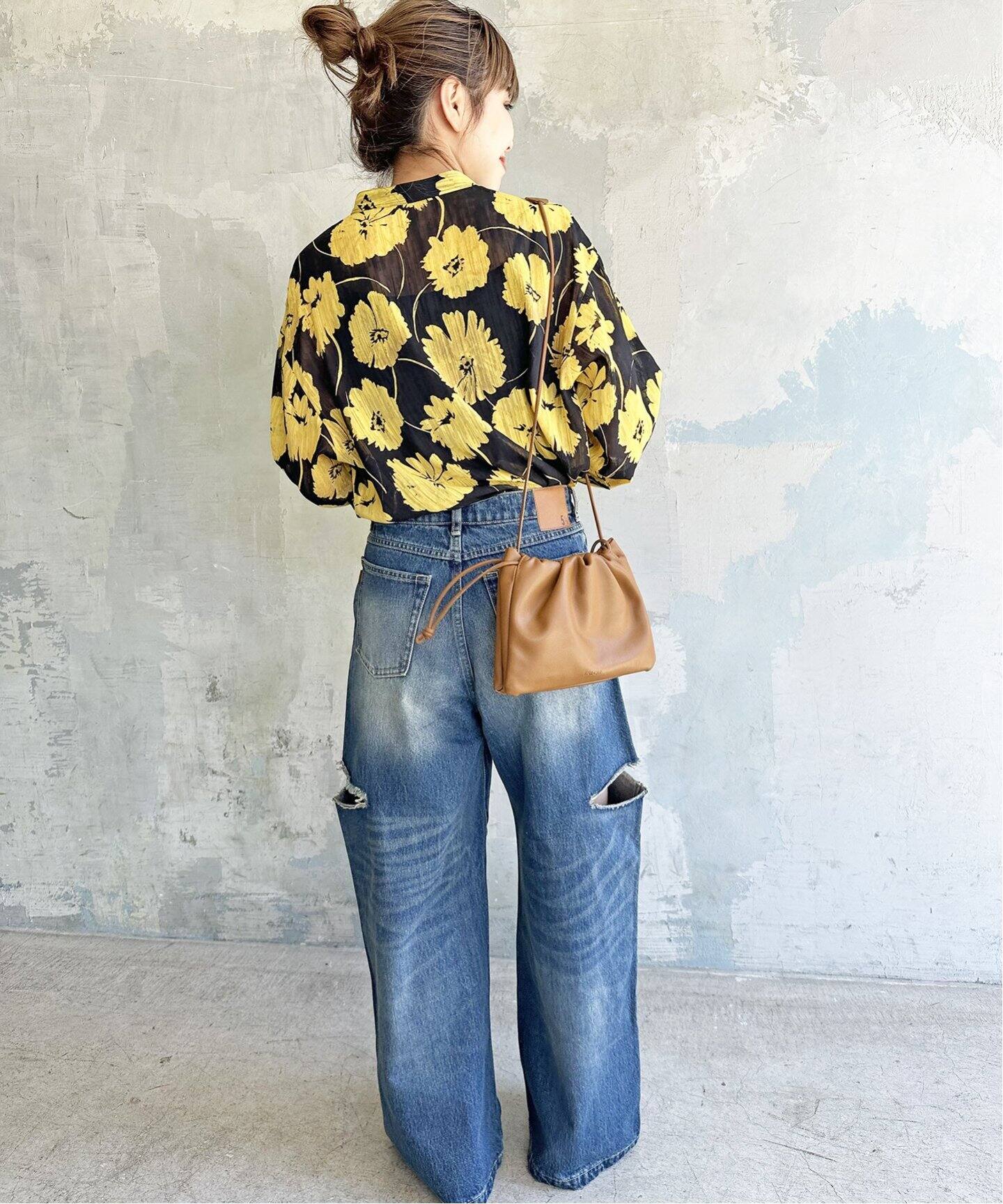 フラワープリントブラウス（シャツ／ブラウス）｜Spick and Span  