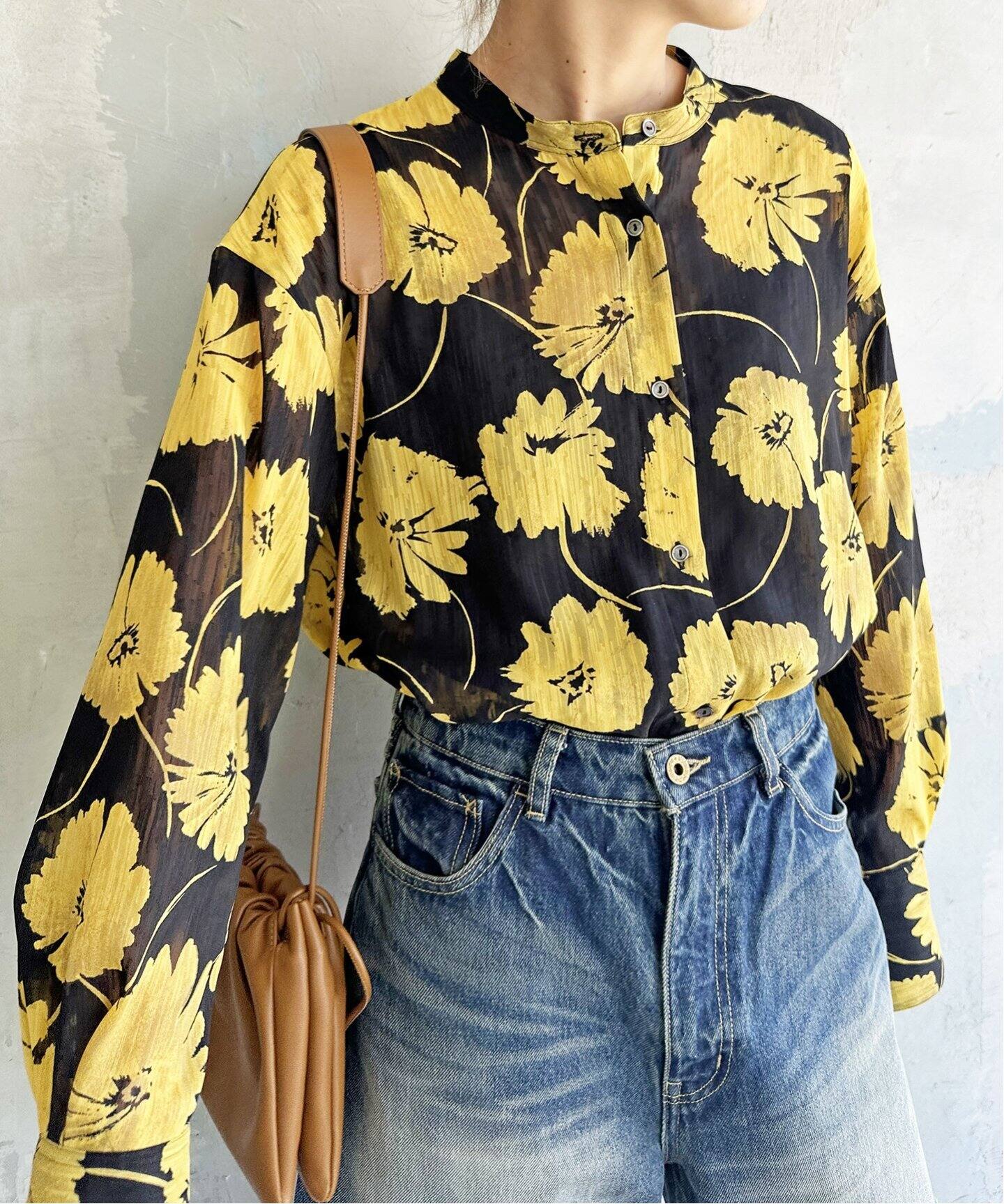 フラワープリントブラウス（シャツ／ブラウス）｜Spick and Span  